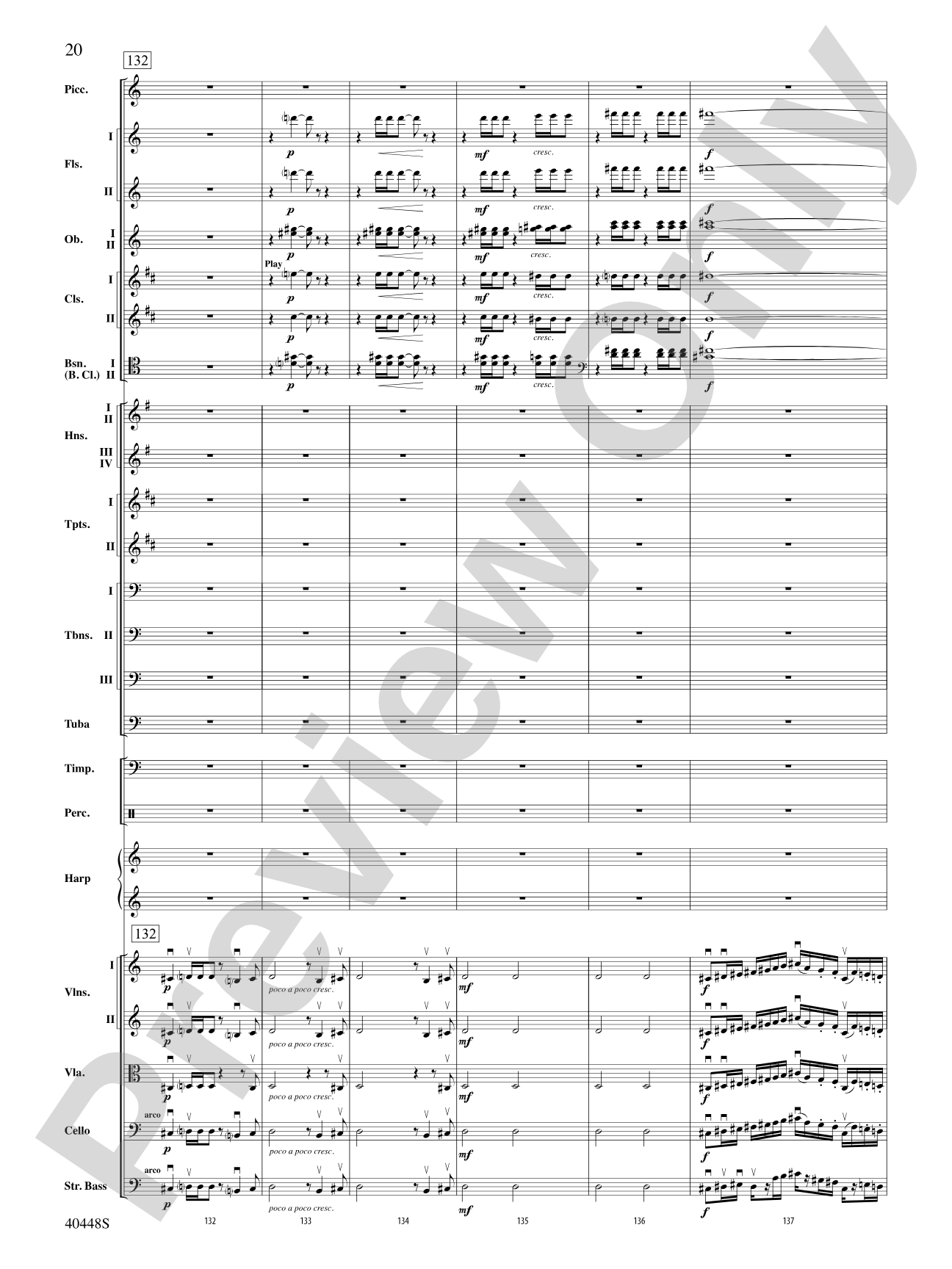 Romeo and Juliet Overture: Full Orchestra Conductor Score & Parts
