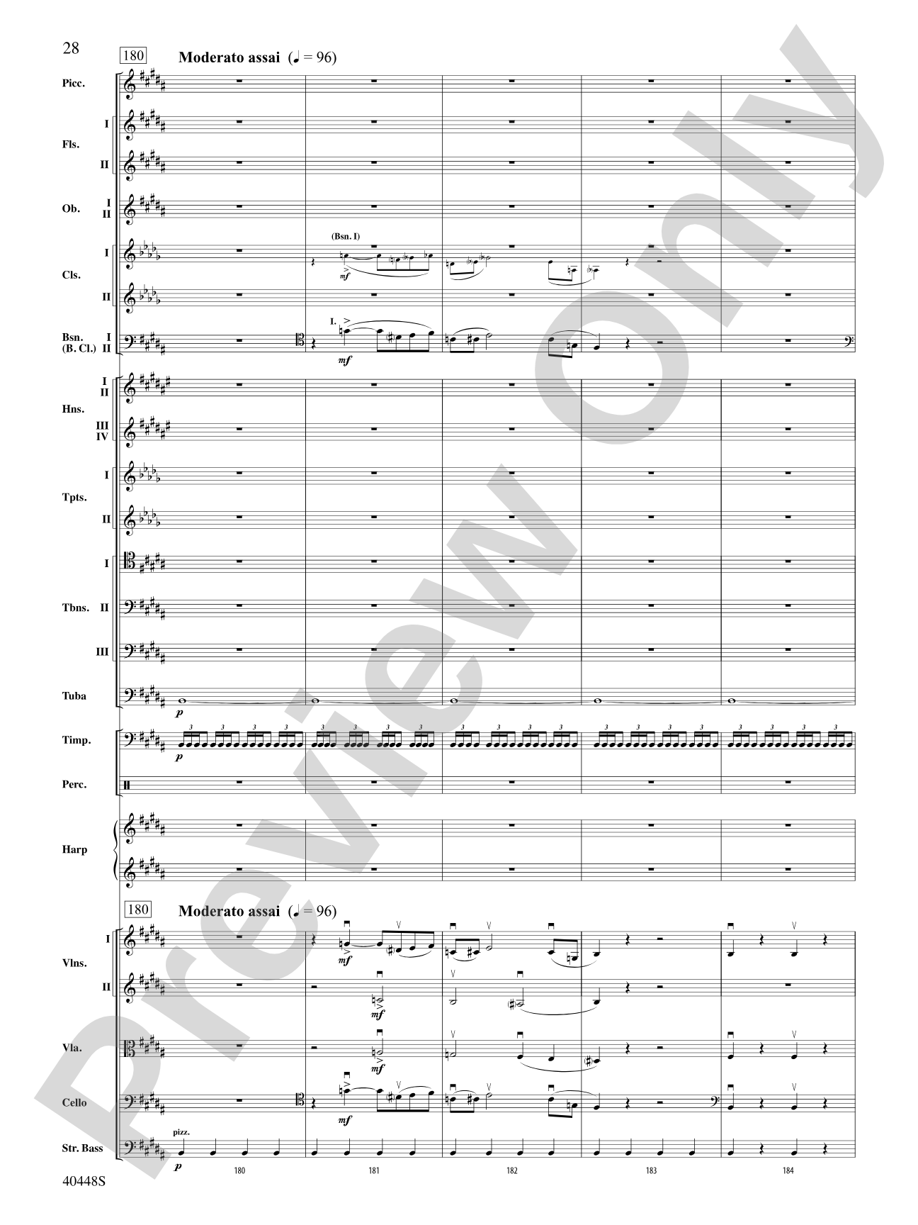 Romeo and Juliet Overture: Full Orchestra Conductor Score & Parts