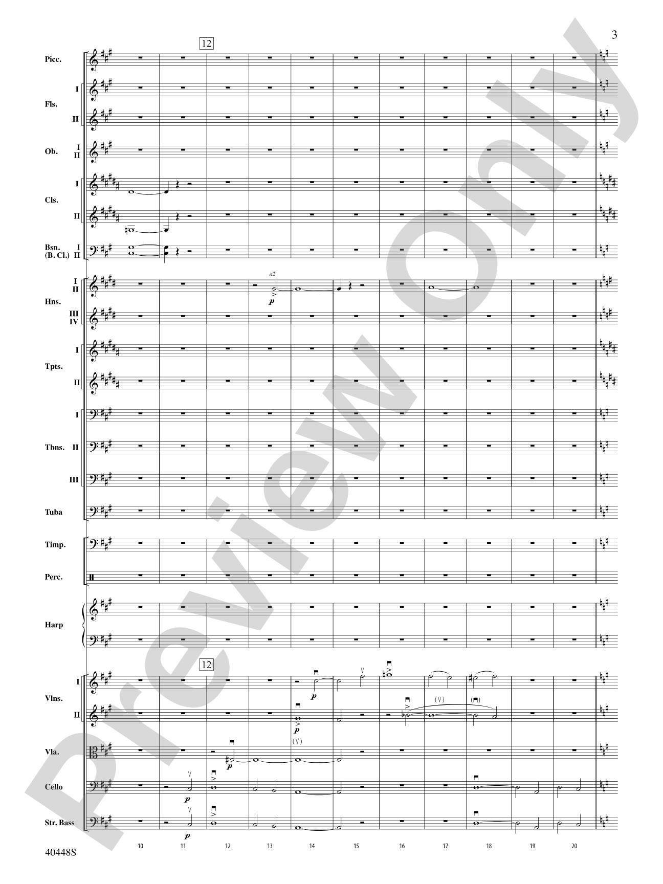 Romeo and Juliet Overture: Full Orchestra Conductor Score & Parts