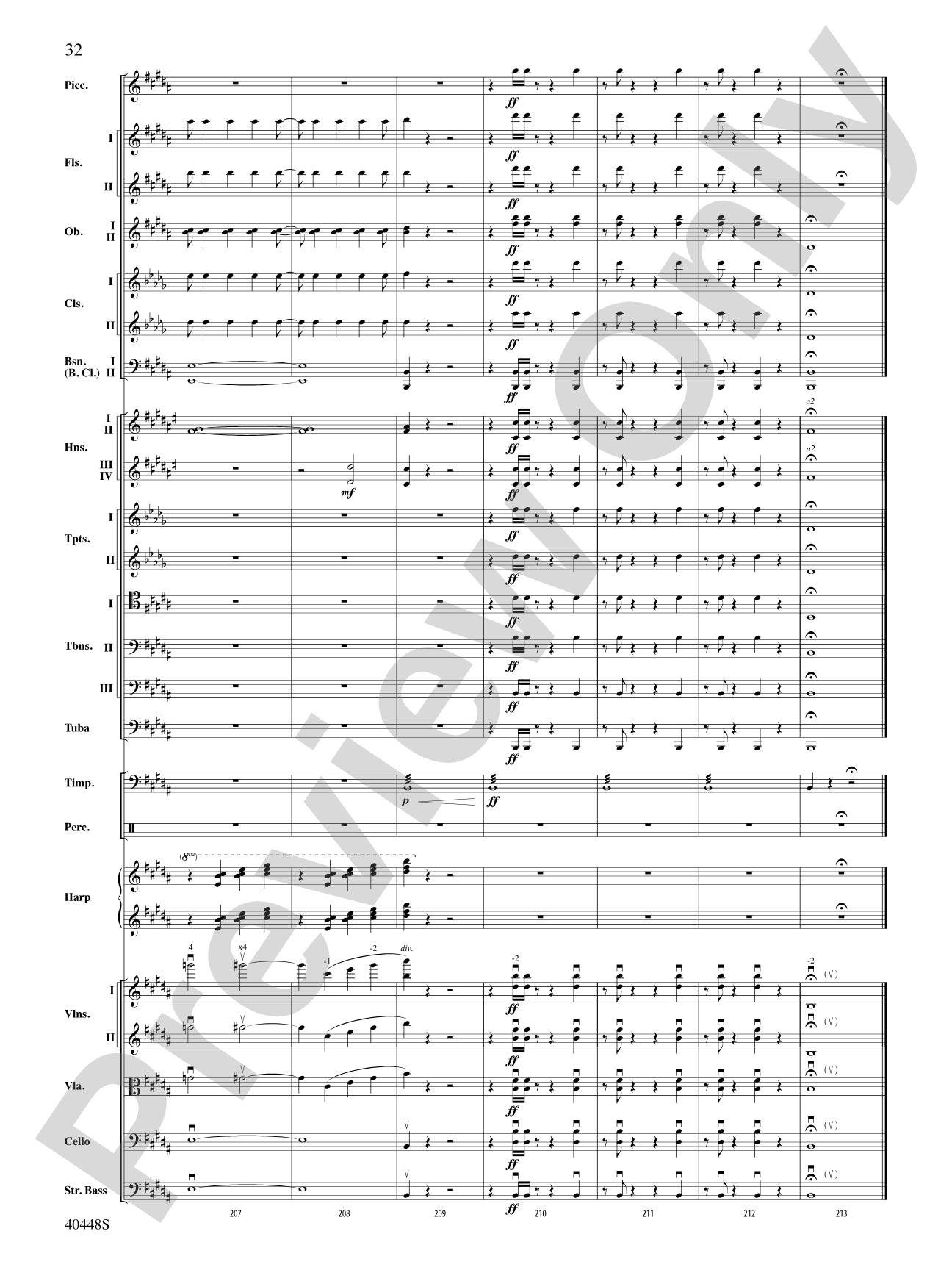 Romeo and Juliet Overture: Full Orchestra Conductor Score & Parts