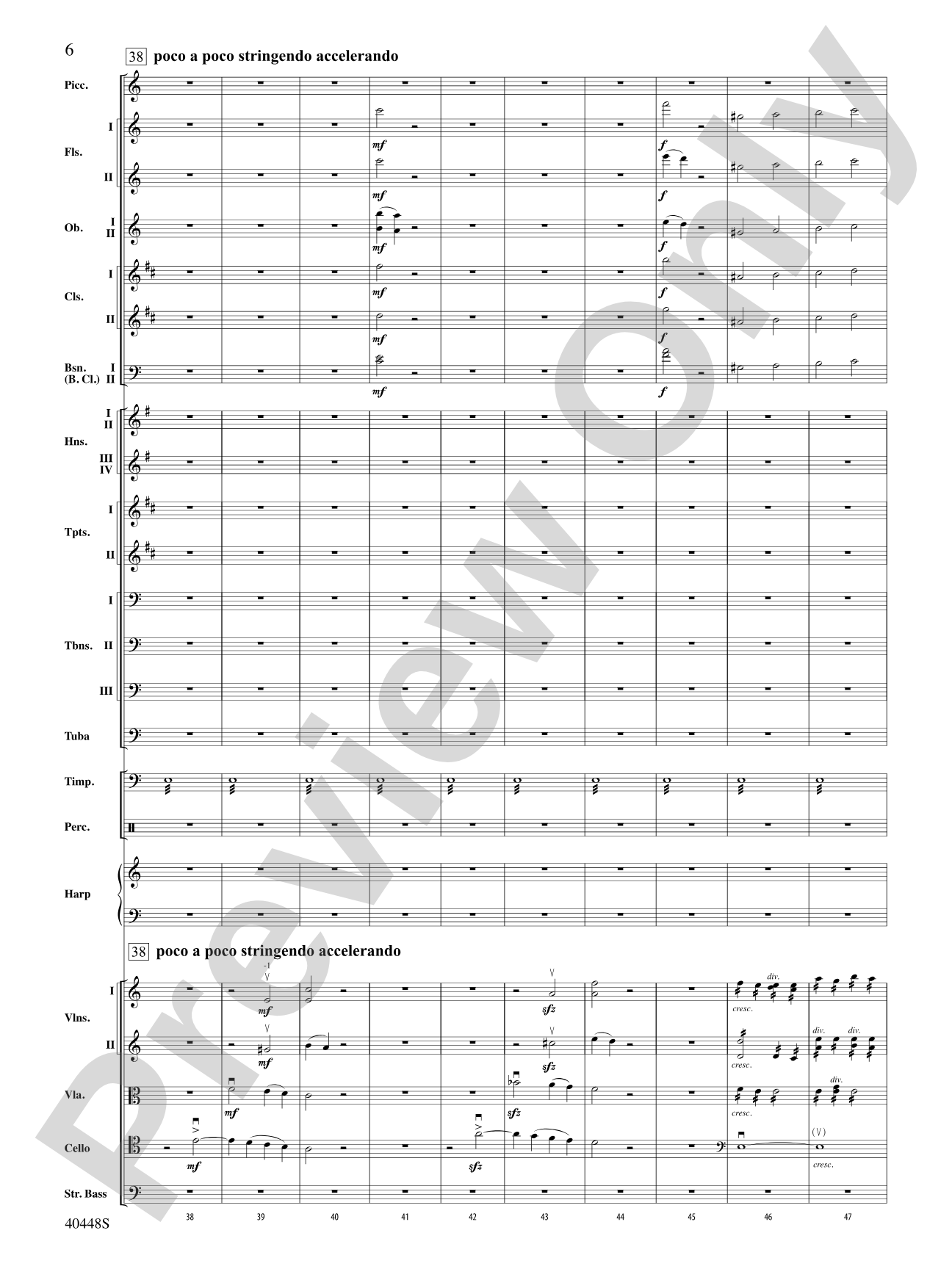 Romeo and Juliet Overture: Full Orchestra Conductor Score & Parts