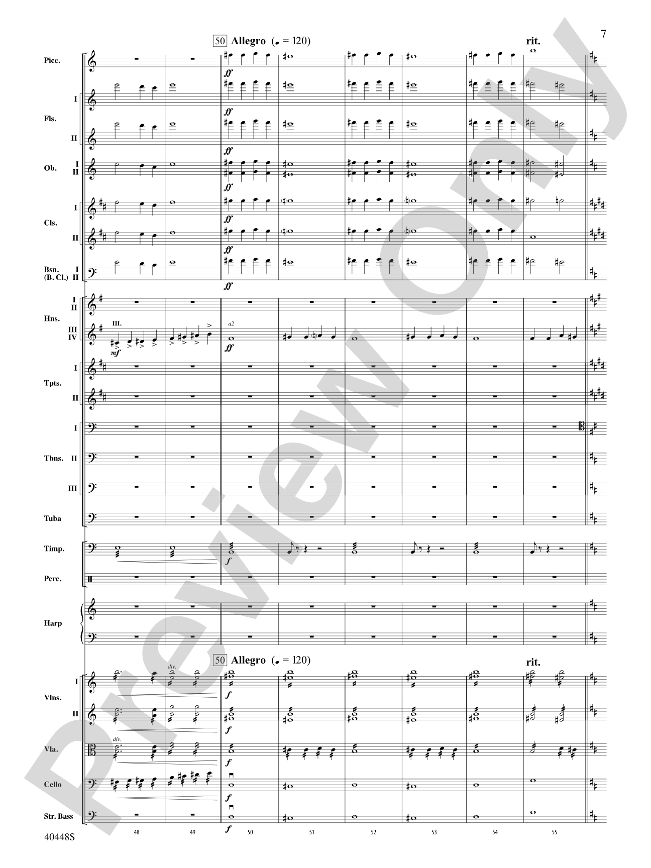 Romeo and Juliet Overture: Full Orchestra Conductor Score & Parts
