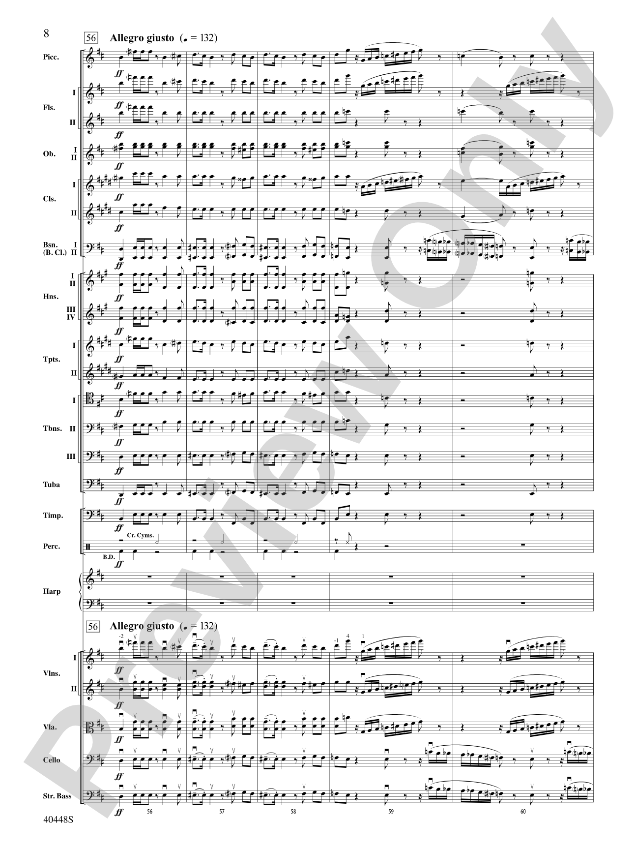 Romeo and Juliet Overture: Full Orchestra Conductor Score & Parts