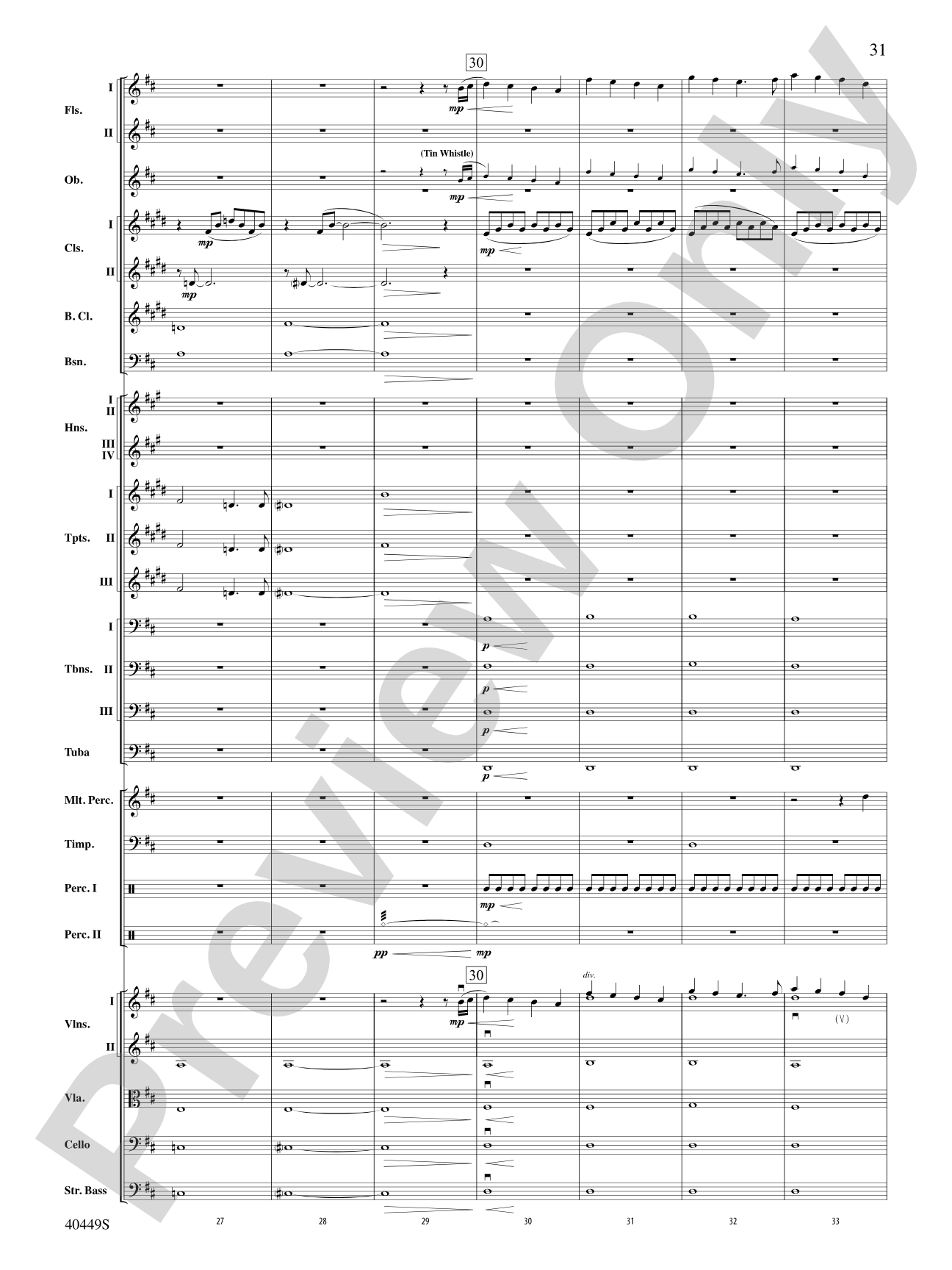 The Hobbit: An Unexpected Journey, Suite from: Full Orchestra Conductor Score & Parts