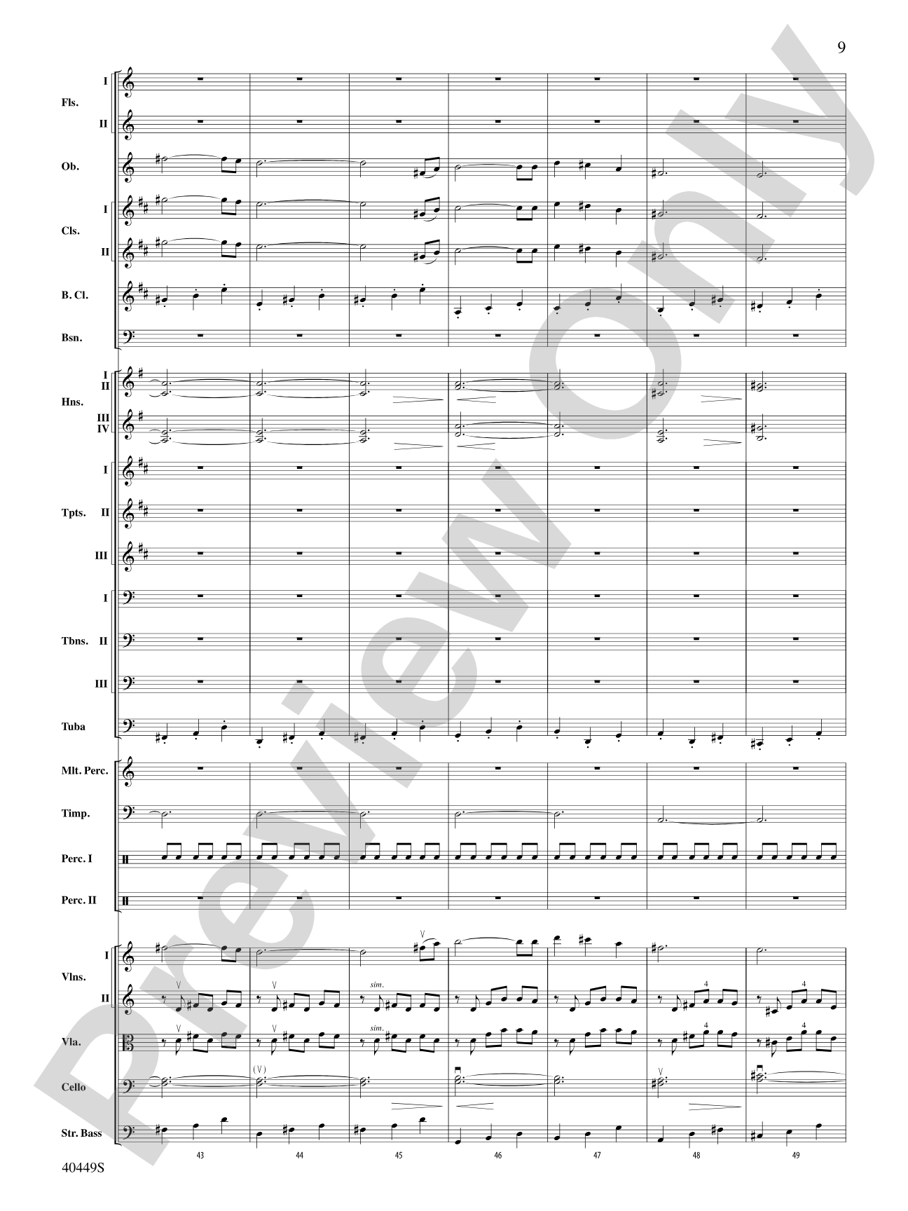 The Hobbit: An Unexpected Journey, Suite from: Full Orchestra Conductor Score & Parts