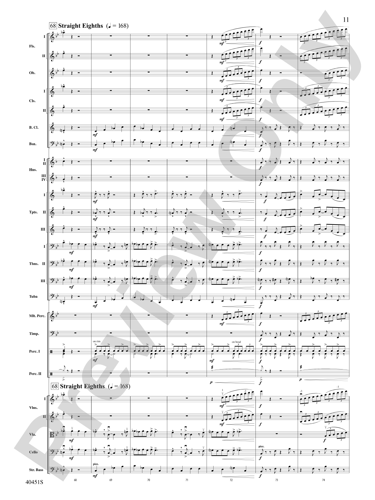 I’ve Gotta Be Me / Don’t Rain on My Parade Mash-Up: Full Orchestra Conductor Score & Parts