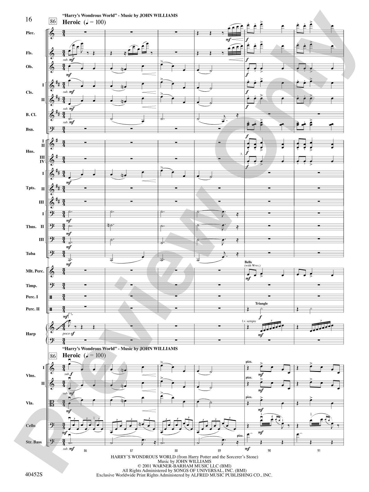 The Complete Harry Potter: Full Orchestra Conductor Score & Parts