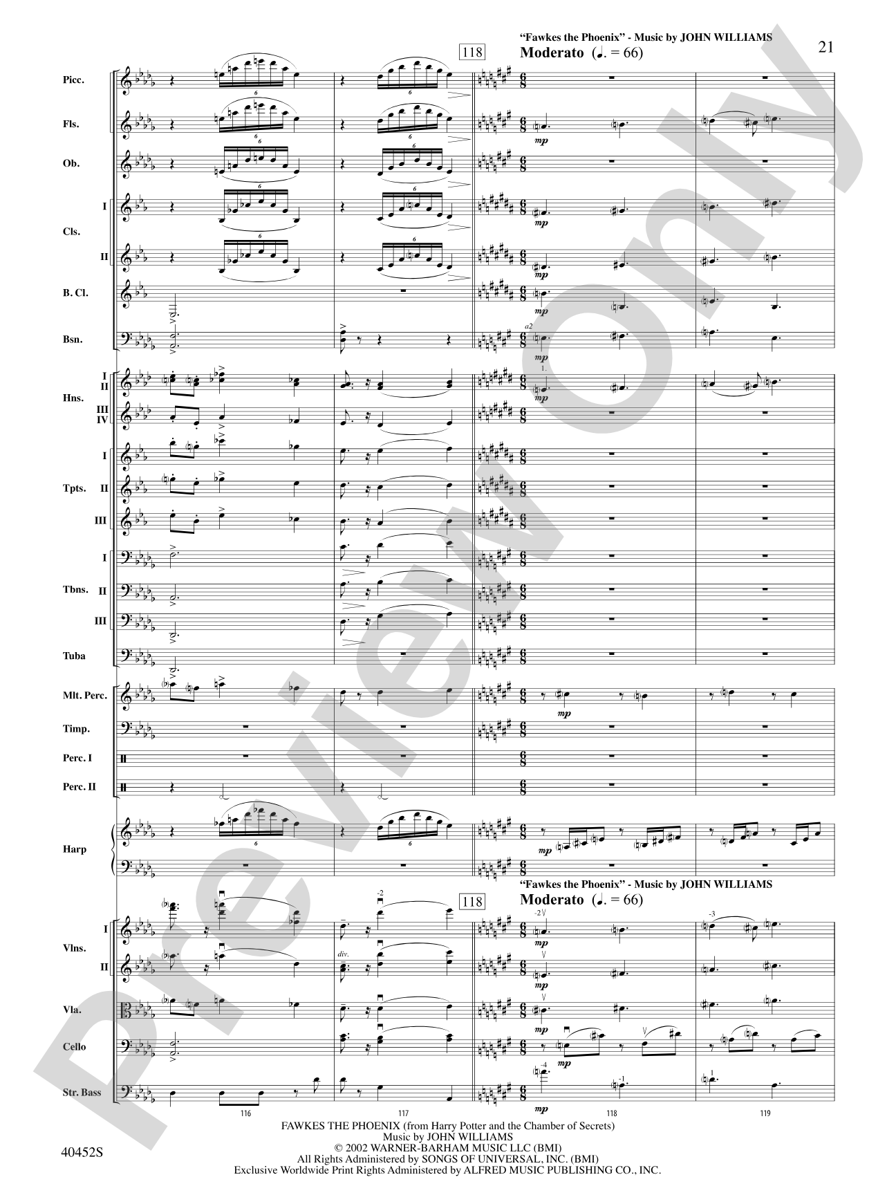The Complete Harry Potter: Full Orchestra Conductor Score & Parts