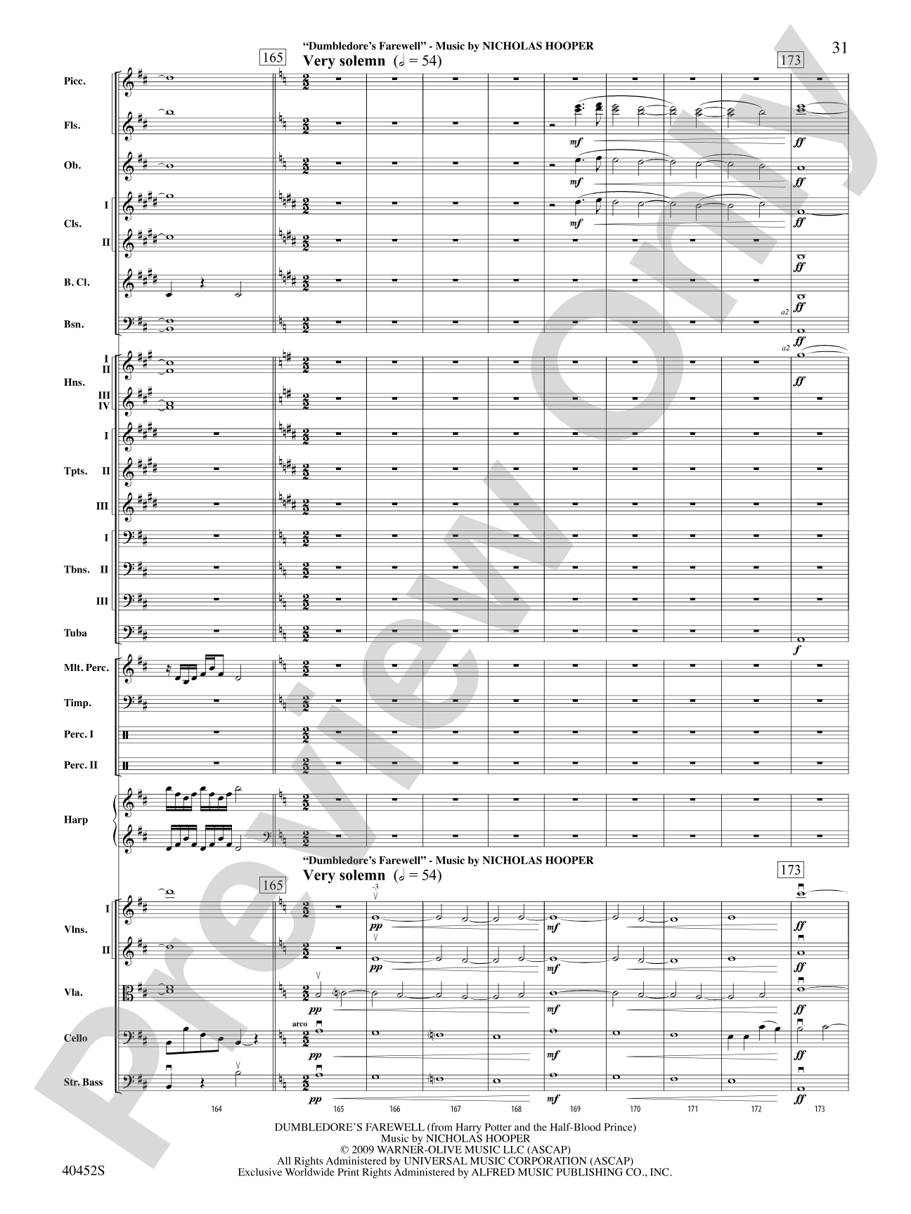 The Complete Harry Potter: Full Orchestra Conductor Score & Parts