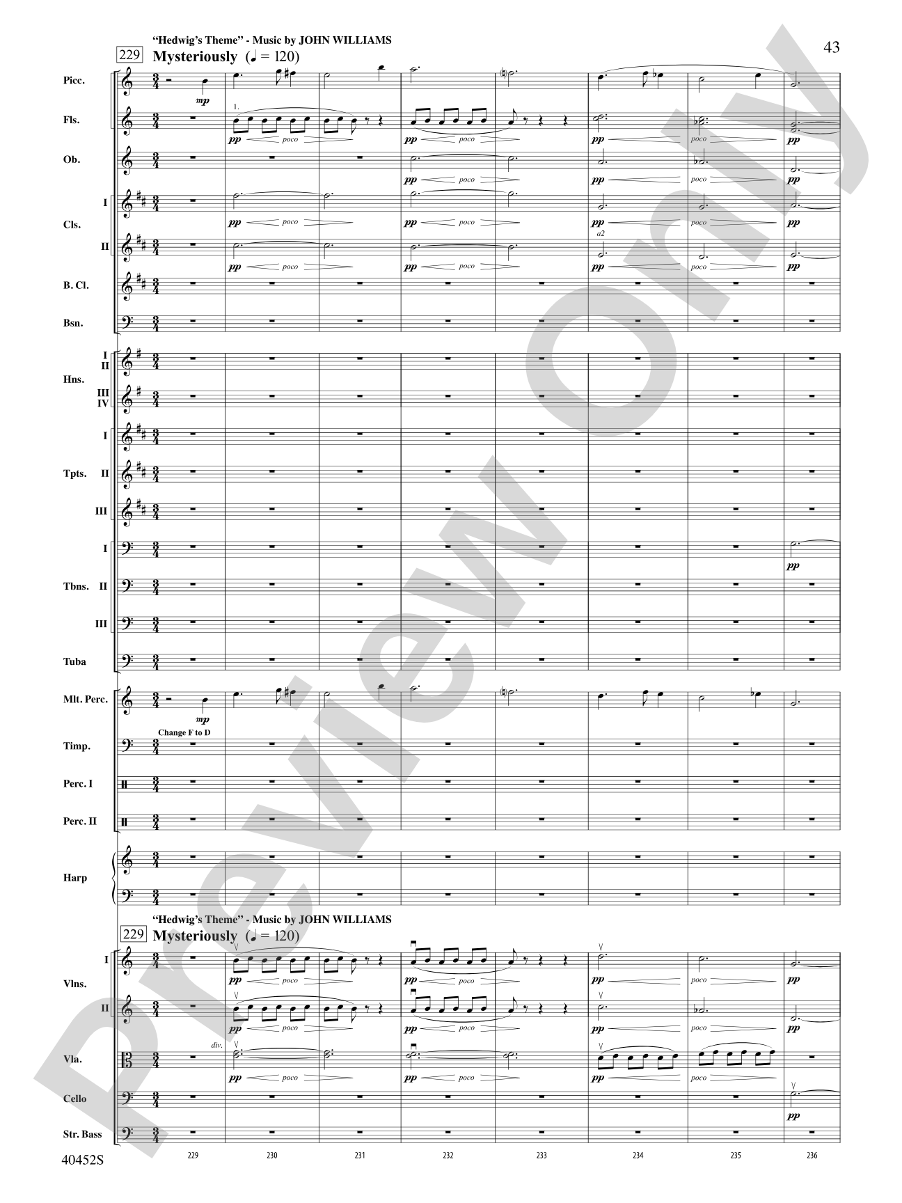 The Complete Harry Potter: Full Orchestra Conductor Score & Parts