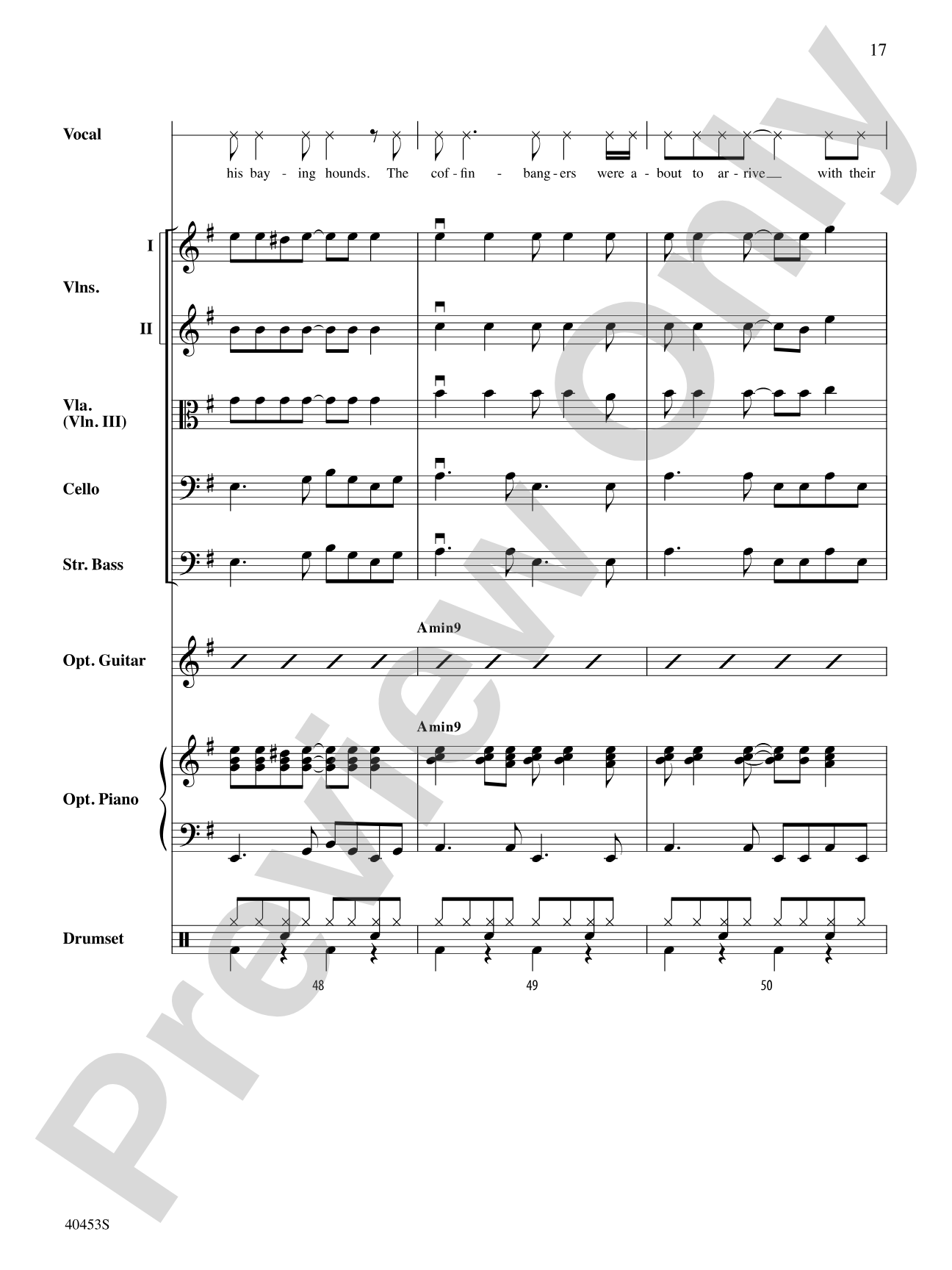 Monster Mash: String Orchestra Conductor Score & Parts