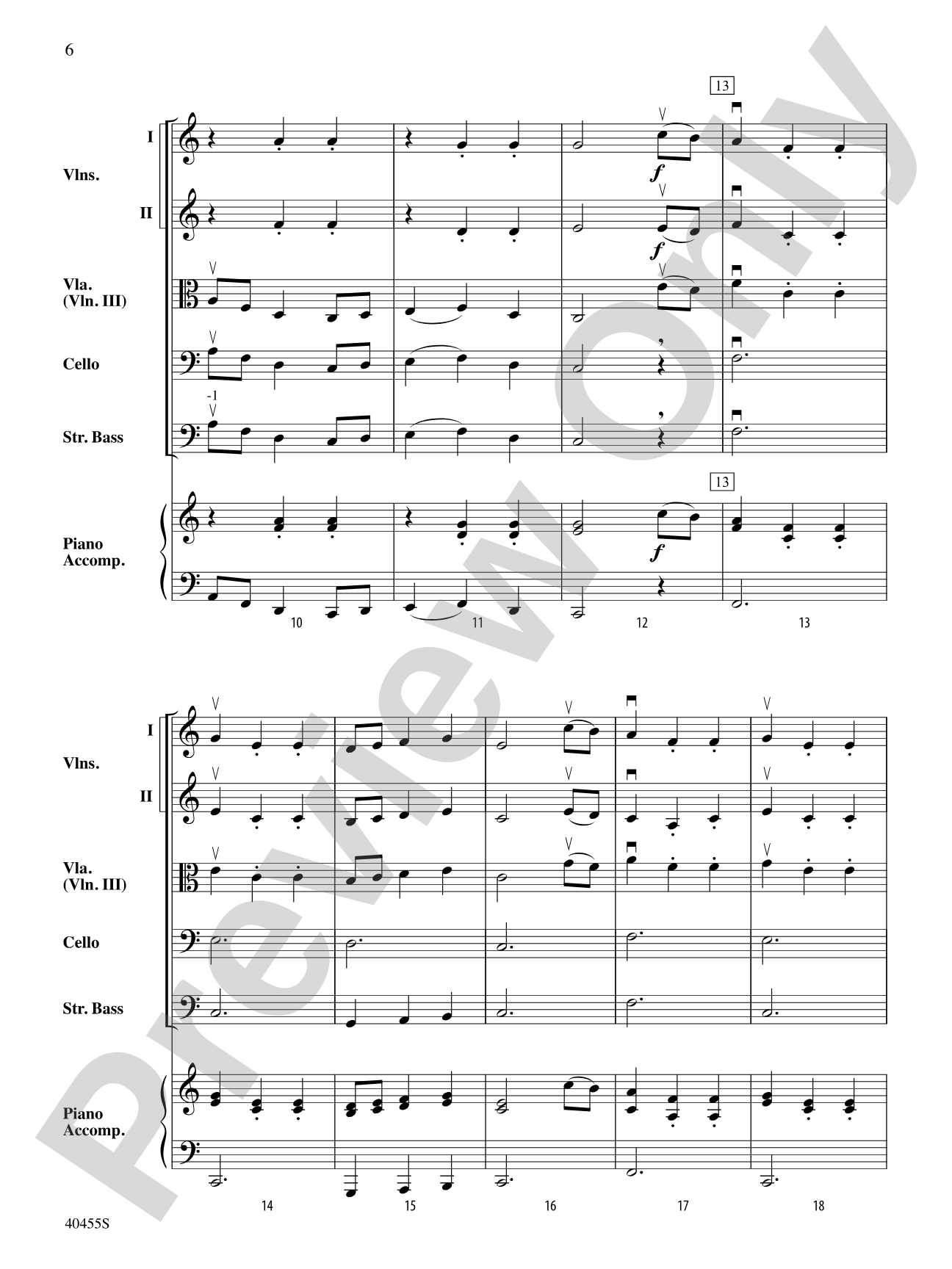 Forest Hills Folk Suite: String Orchestra Conductor Score & Parts