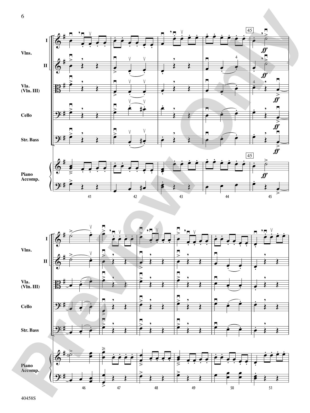 Sleeping Beauty Waltz: String Orchestra Conductor Score & Parts