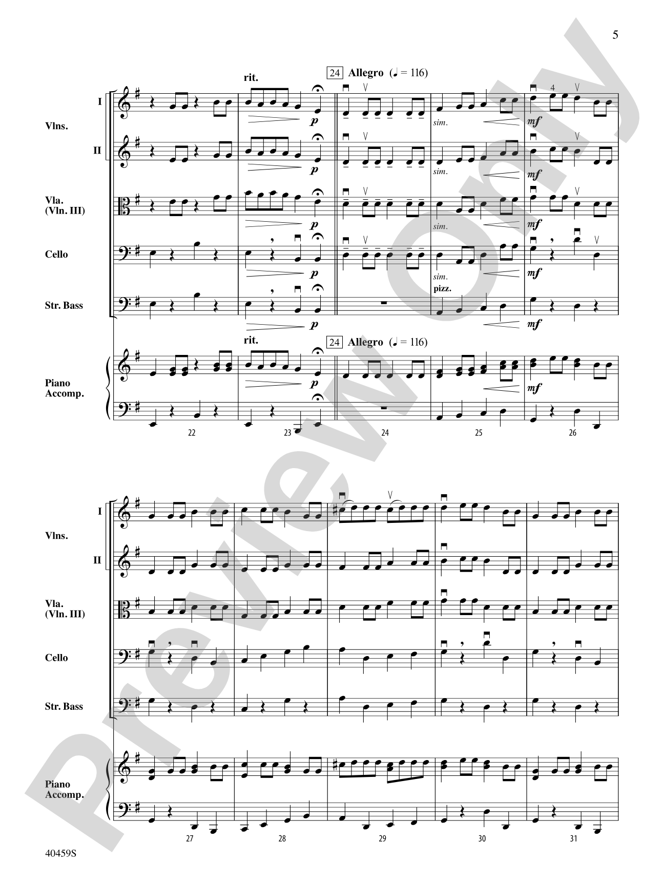 Fiddler on the Housetop: String Orchestra Conductor Score & Parts