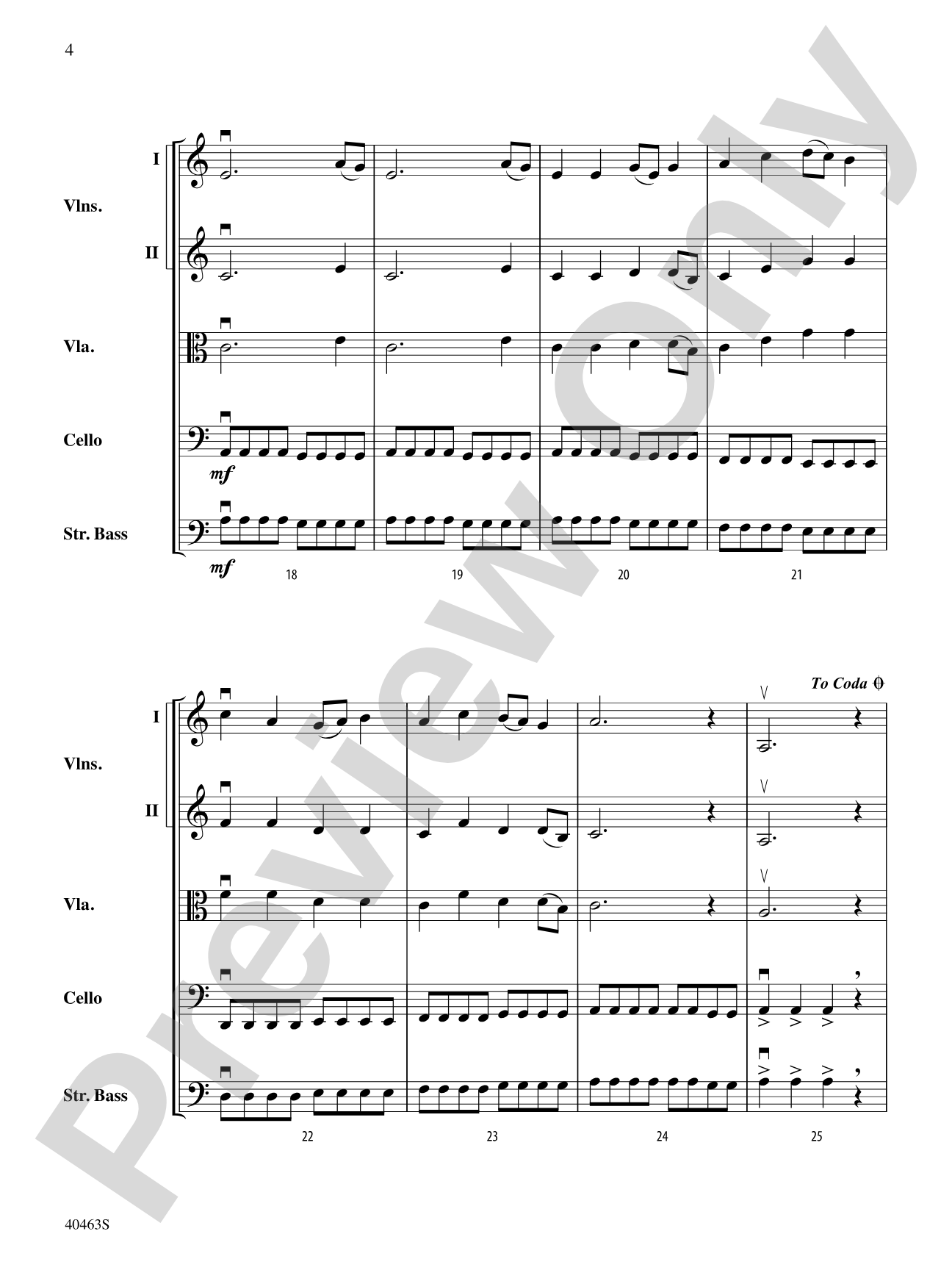March of the Intrepid: String Orchestra Conductor Score & Parts