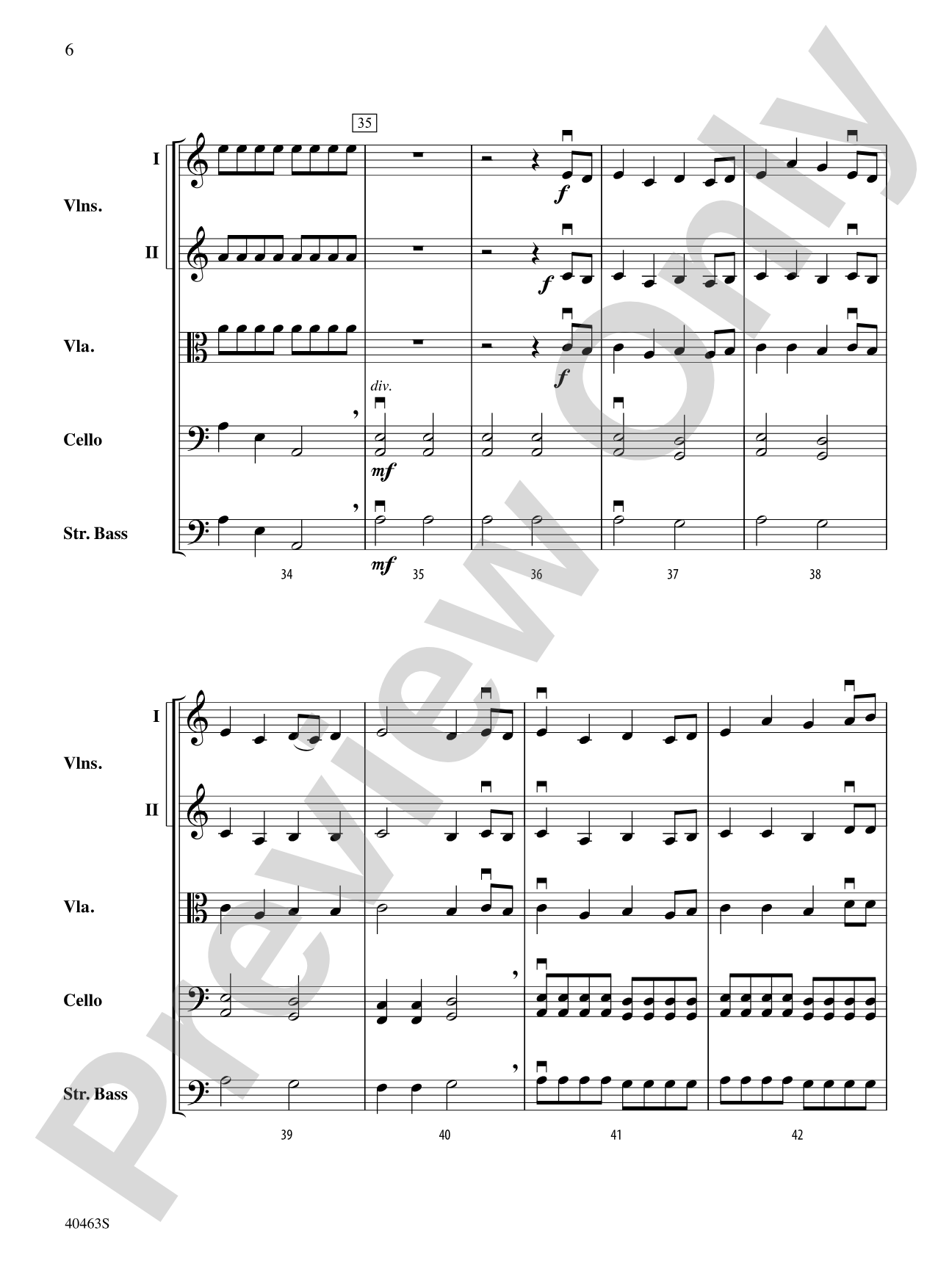 March of the Intrepid: String Orchestra Conductor Score & Parts