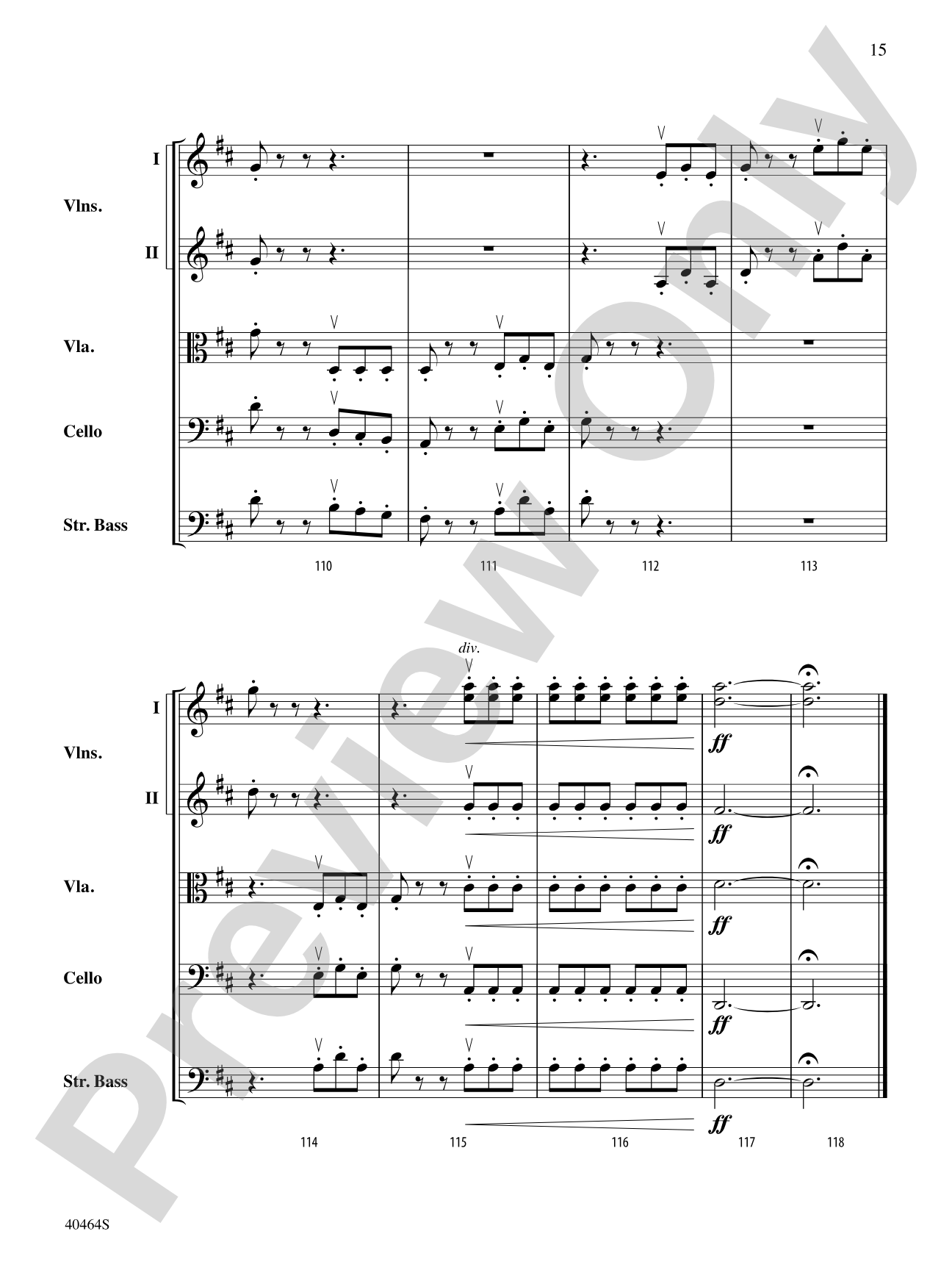 Allegro Giocoso: String Orchestra Conductor Score & Parts