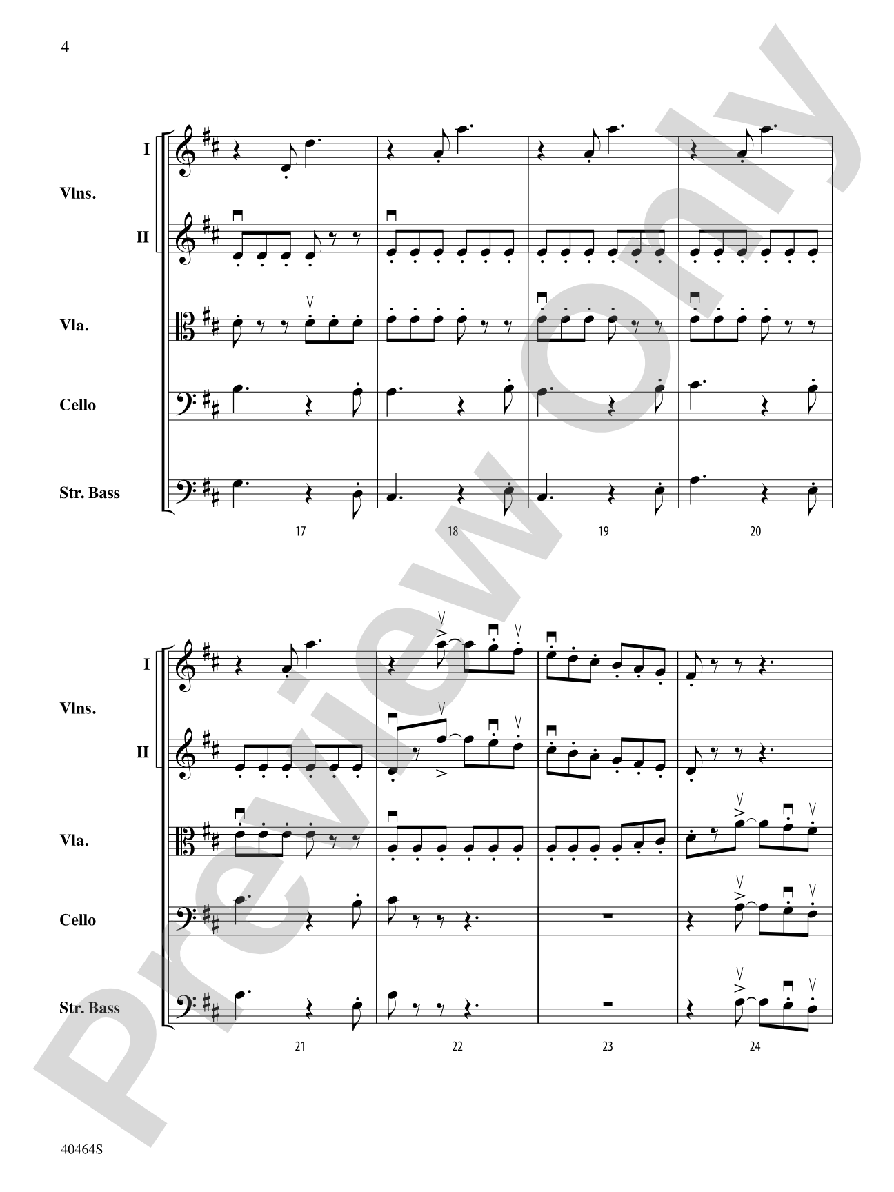 Allegro Giocoso: String Orchestra Conductor Score & Parts
