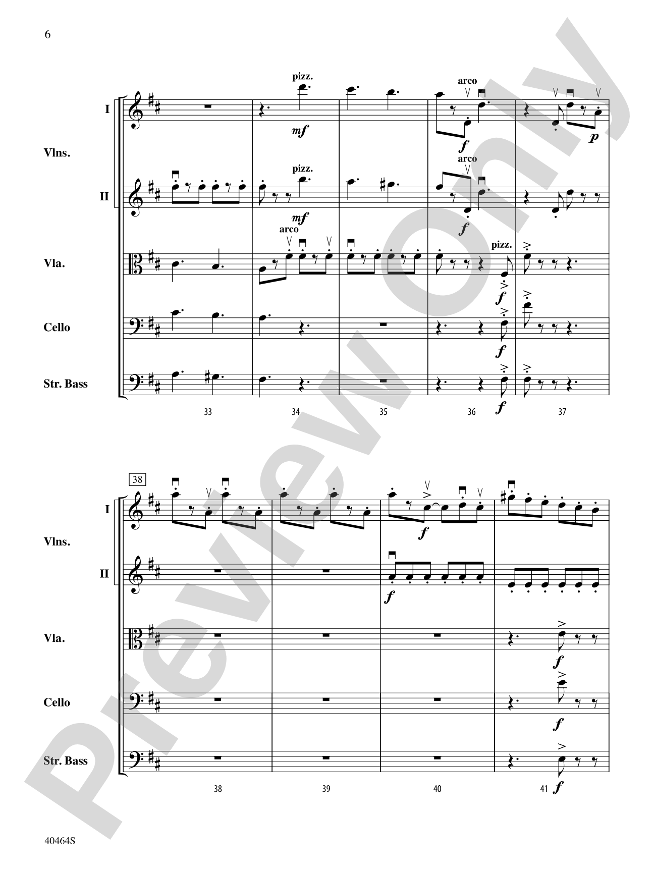 Allegro Giocoso: String Orchestra Conductor Score & Parts