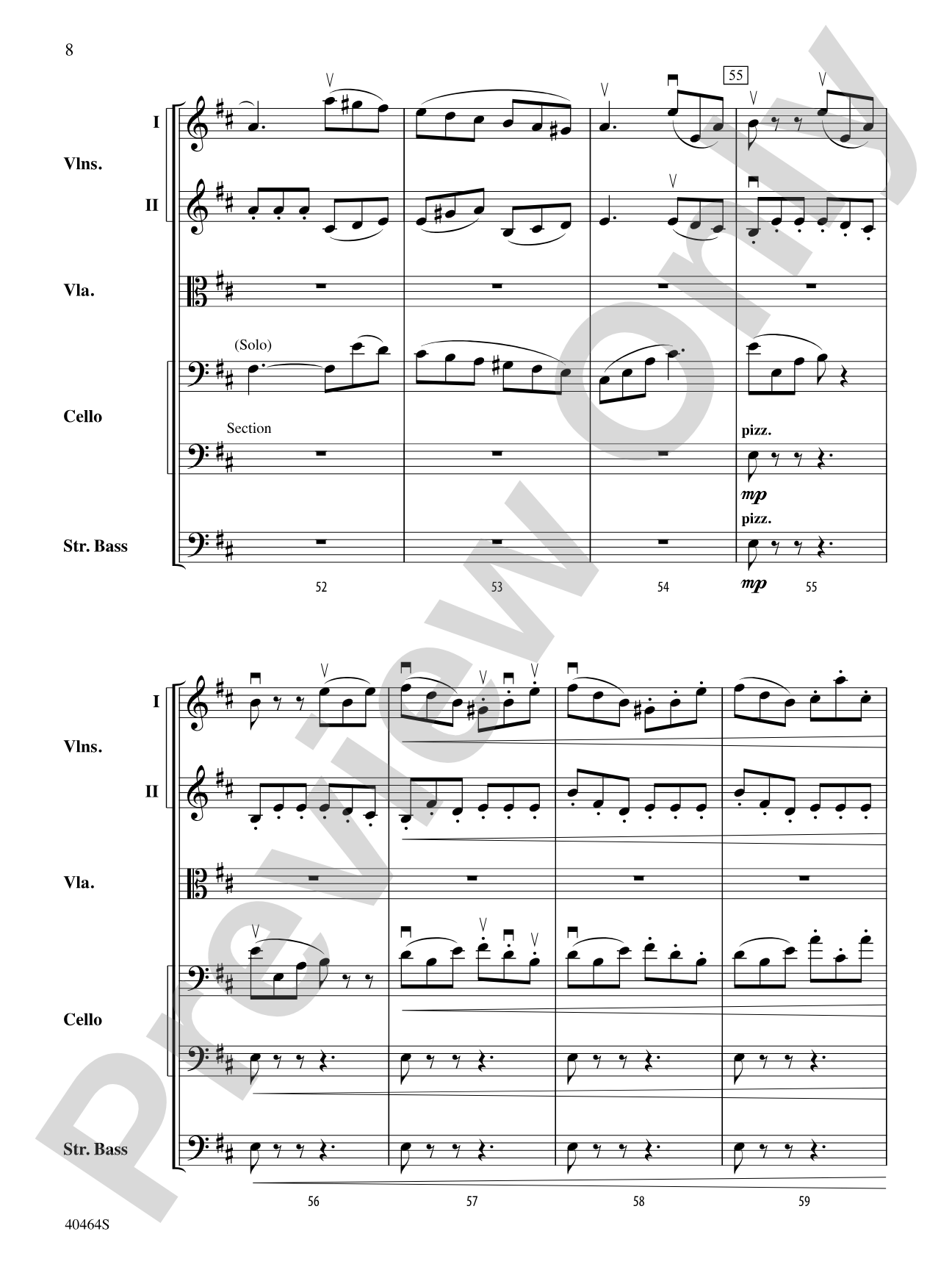 Allegro Giocoso: String Orchestra Conductor Score & Parts