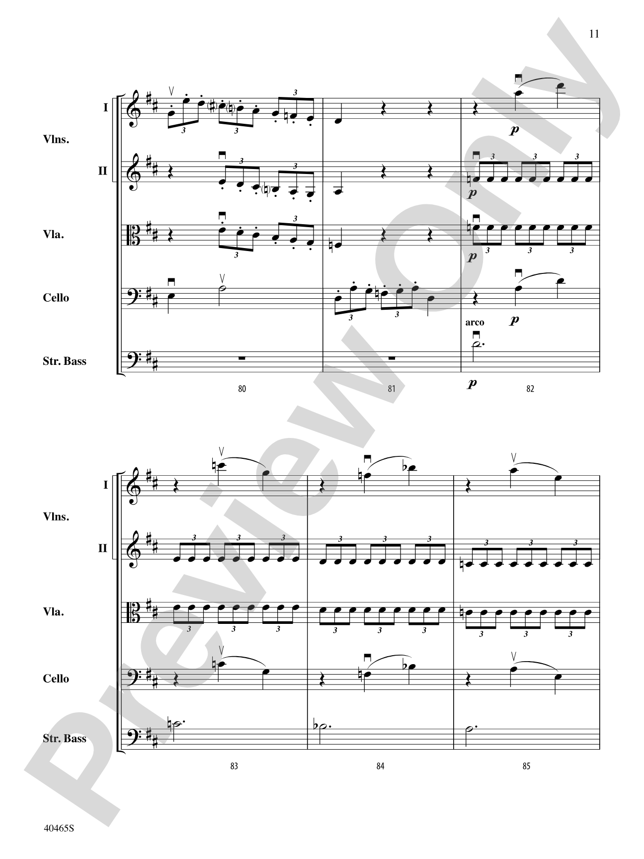 Passacaglia for Strings: String Orchestra Conductor Score & Parts