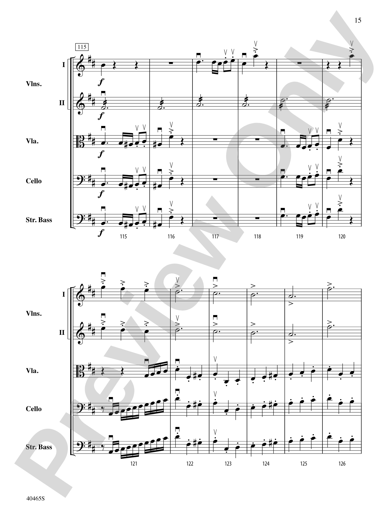 Passacaglia for Strings: String Orchestra Conductor Score & Parts
