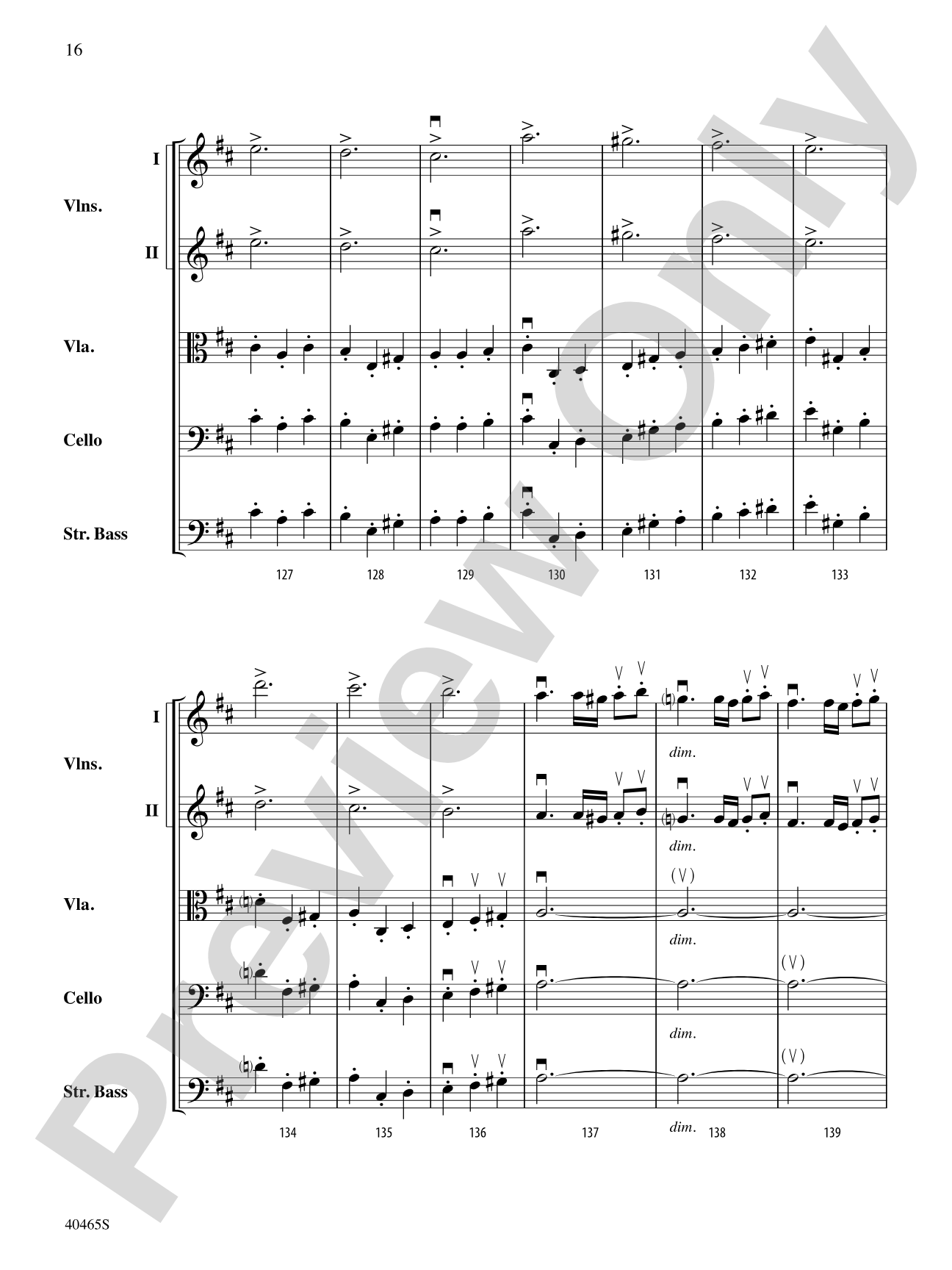 Passacaglia for Strings: String Orchestra Conductor Score & Parts