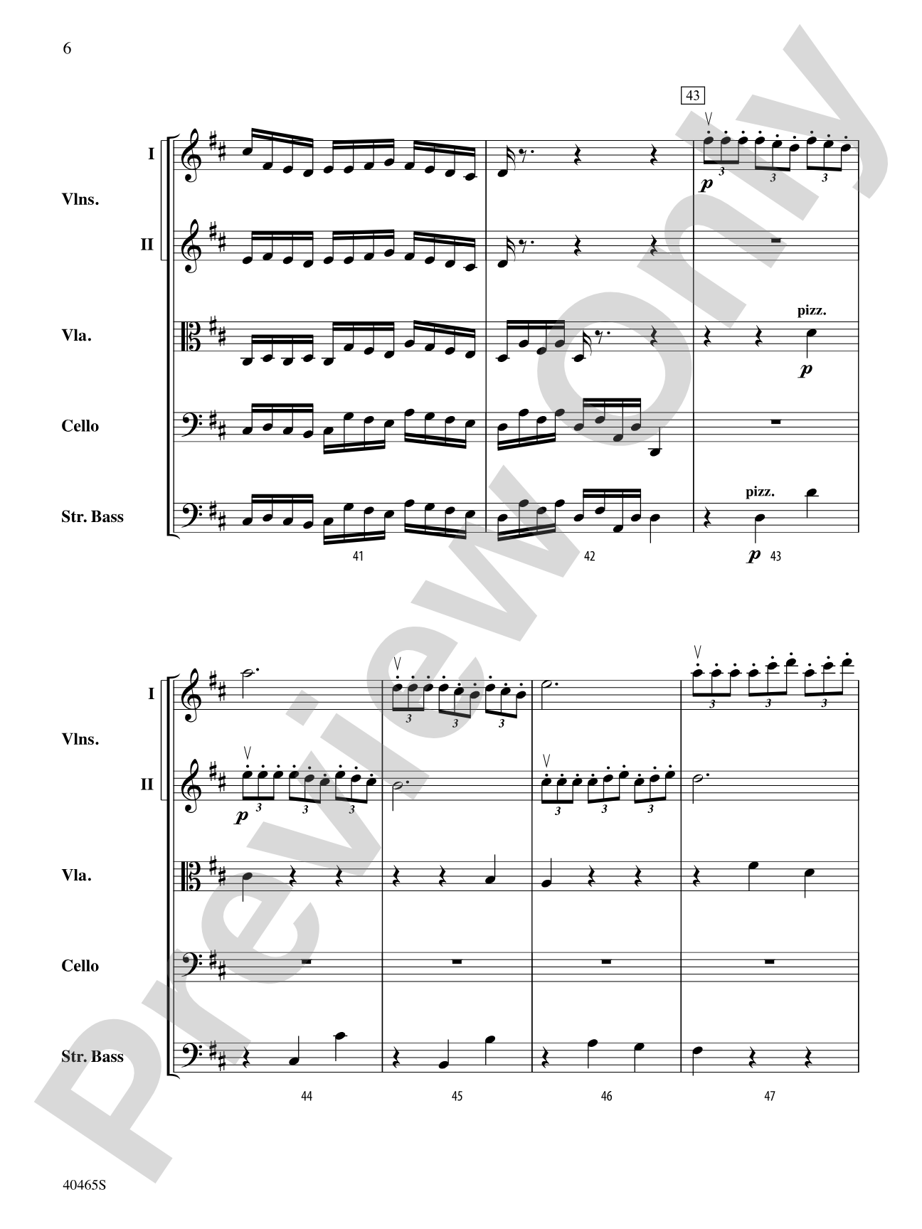 Passacaglia for Strings: String Orchestra Conductor Score & Parts
