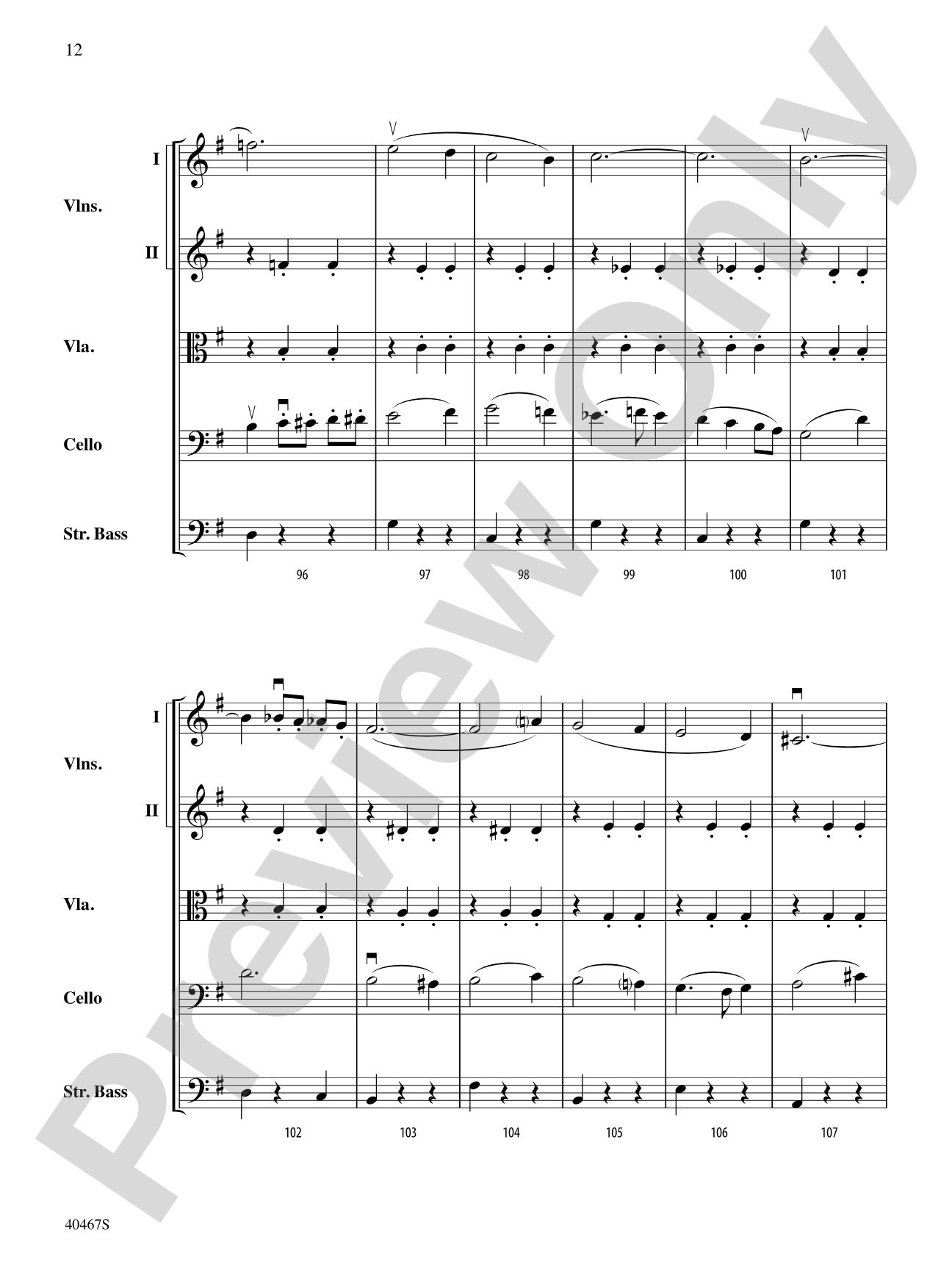 Please Remove Your Veil: String Orchestra Conductor Score & Parts