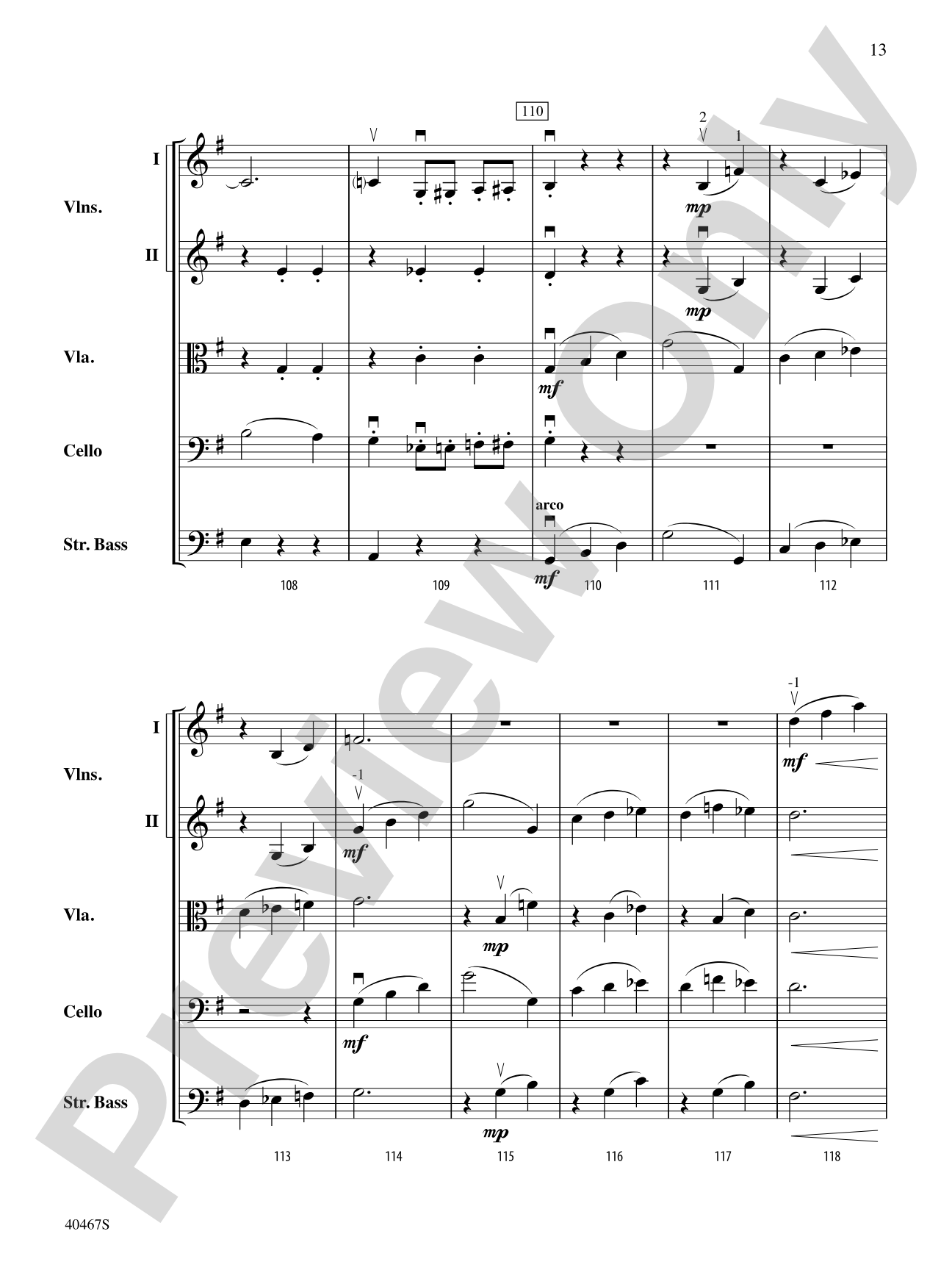 Please Remove Your Veil: String Orchestra Conductor Score & Parts