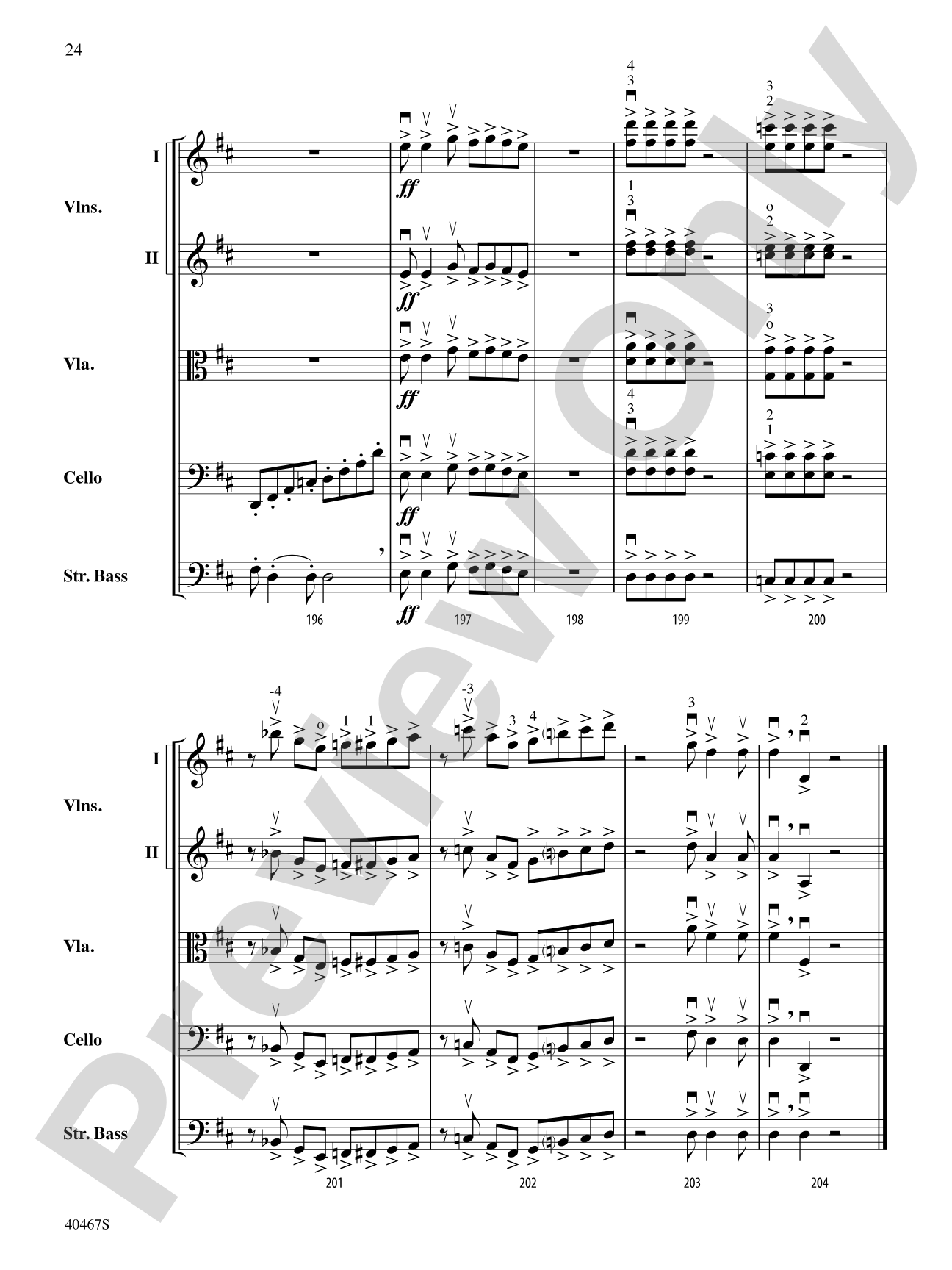 Please Remove Your Veil: String Orchestra Conductor Score & Parts