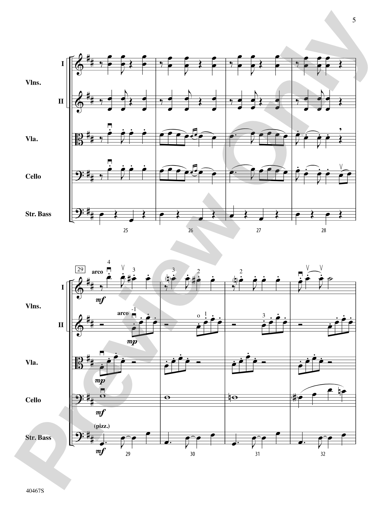 Please Remove Your Veil: String Orchestra Conductor Score & Parts