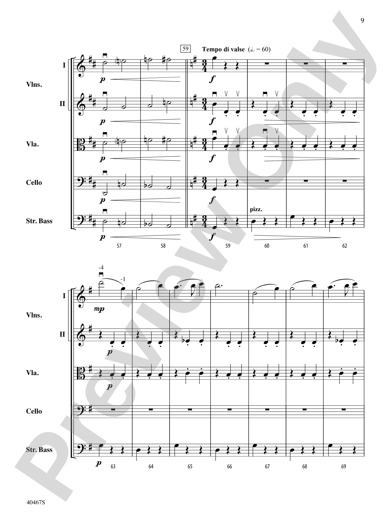 Please Remove Your Veil: String Orchestra Conductor Score & Parts