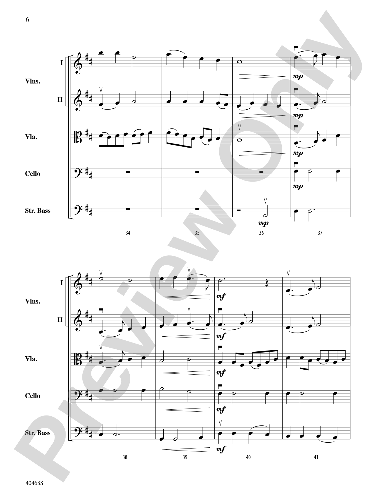 In the Bleak Midwinter: String Orchestra Conductor Score & Parts