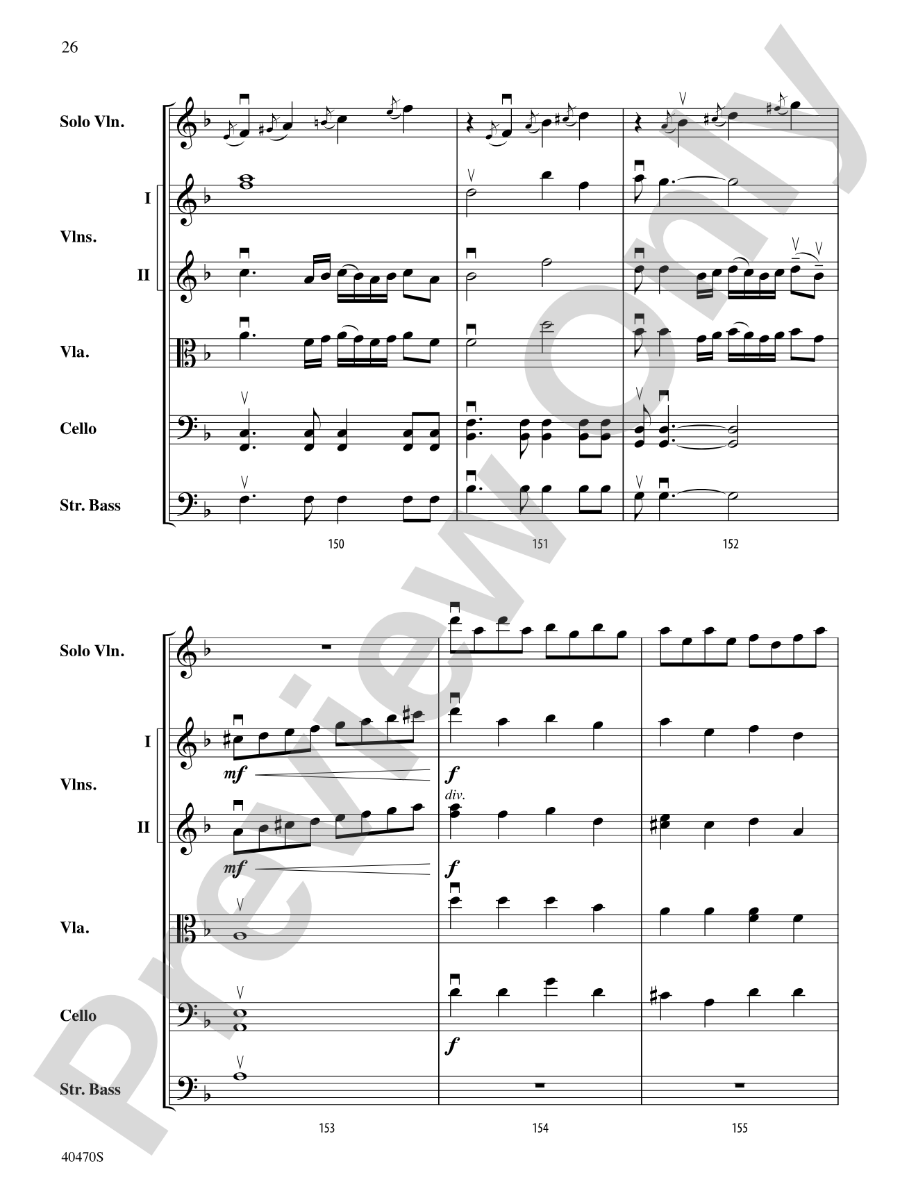Hungarian Variations: String Orchestra Conductor Score & Parts