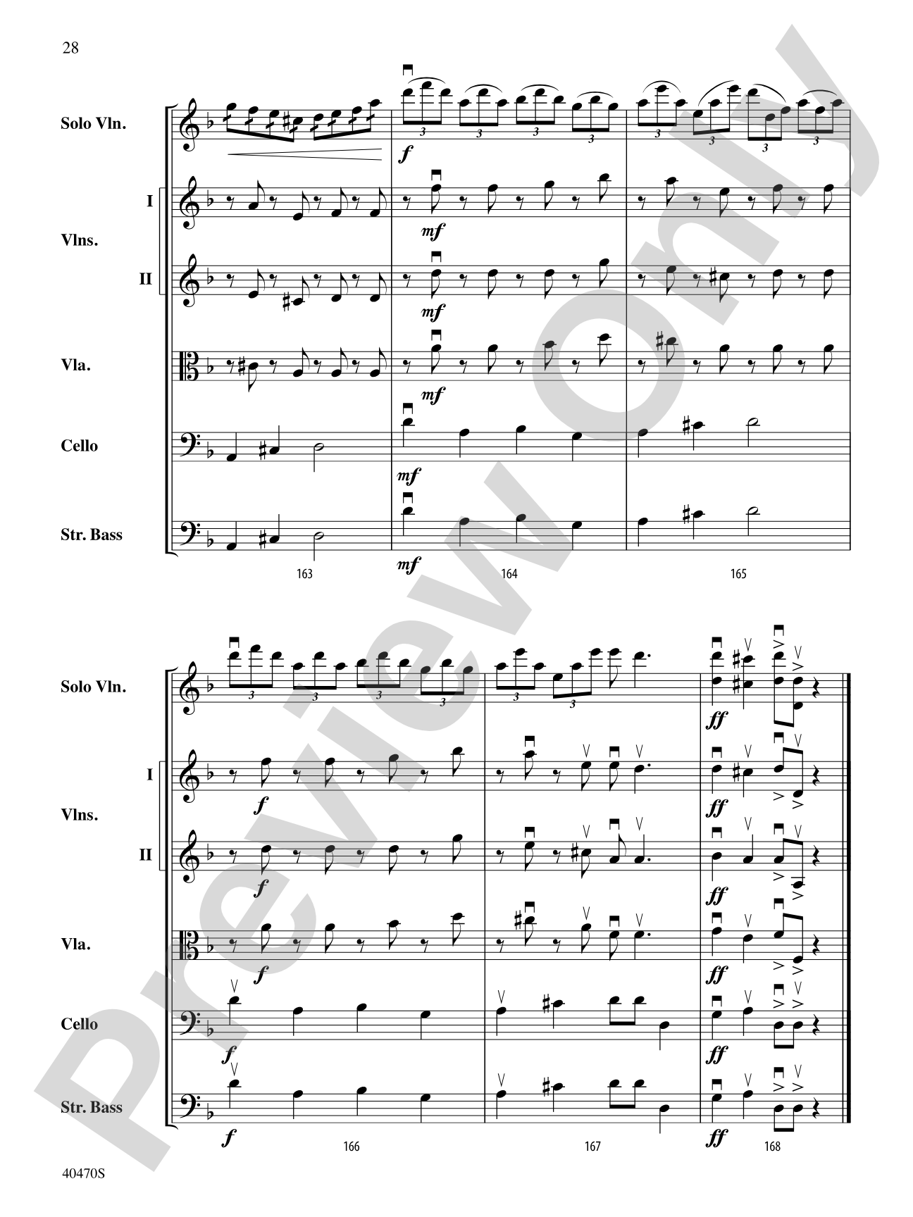Hungarian Variations: String Orchestra Conductor Score & Parts
