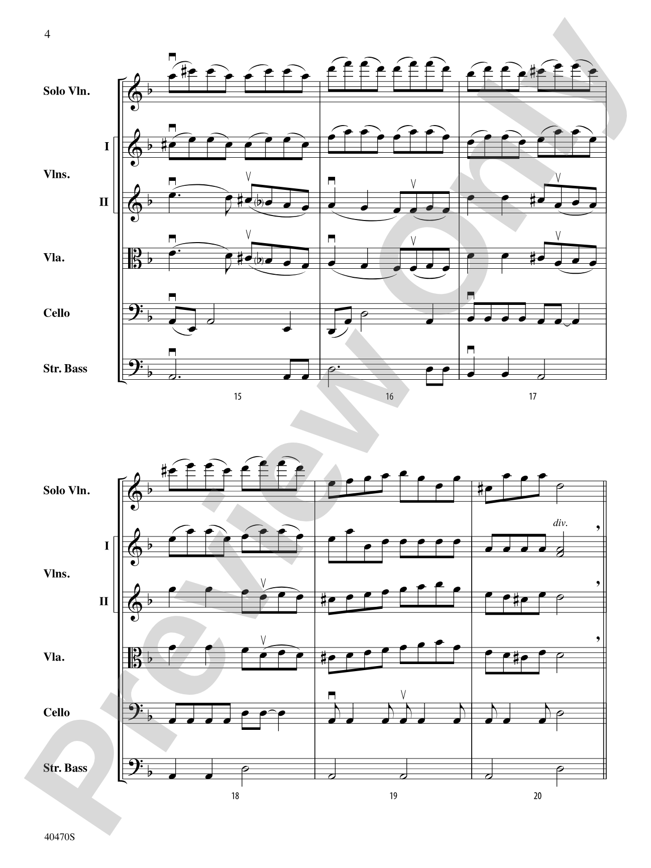 Hungarian Variations: String Orchestra Conductor Score & Parts