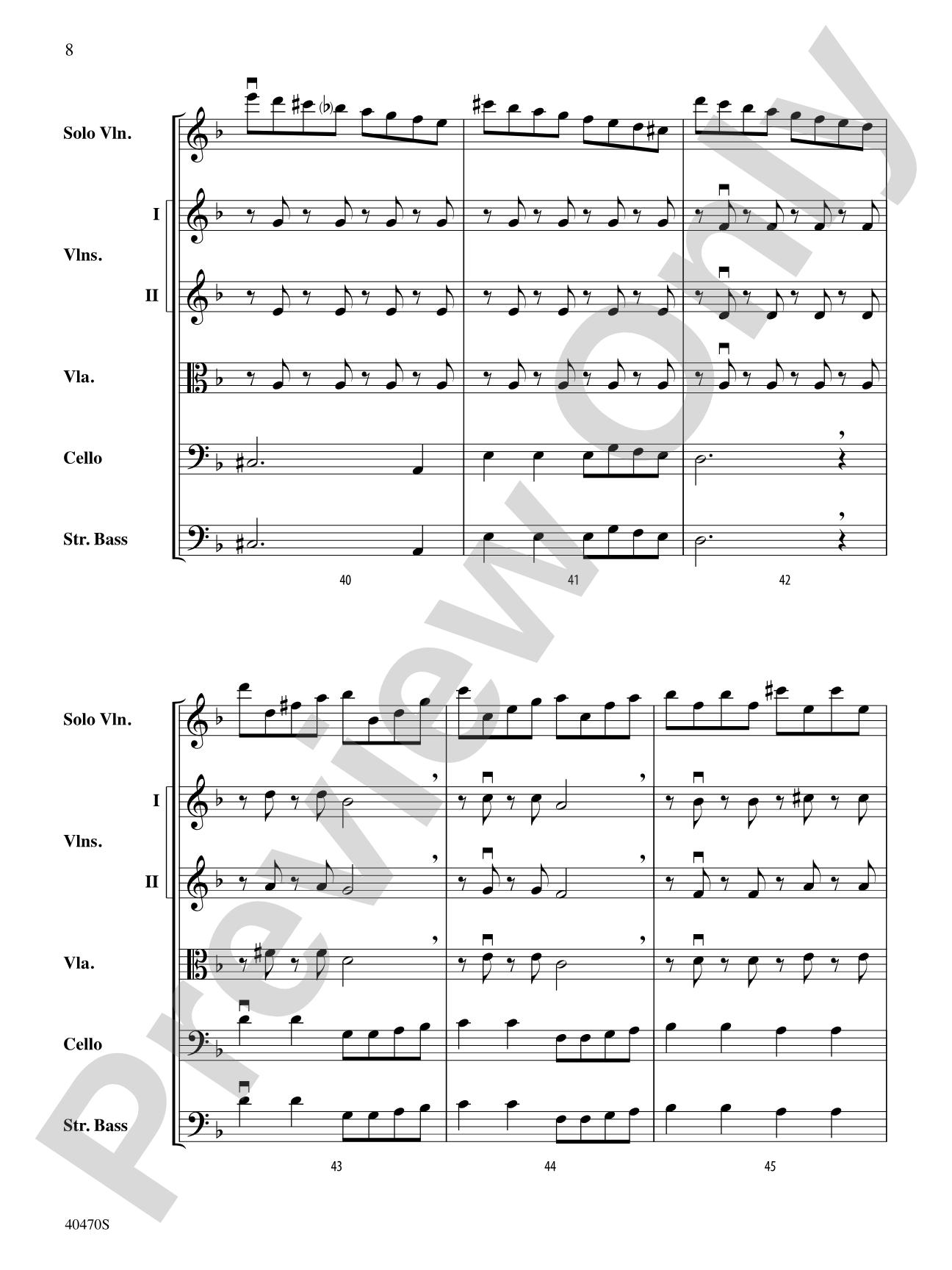 Hungarian Variations: String Orchestra Conductor Score & Parts