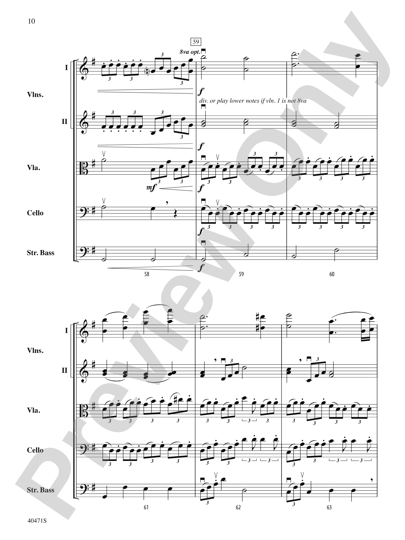 Sonata Pathetique: String Orchestra Conductor Score & Parts