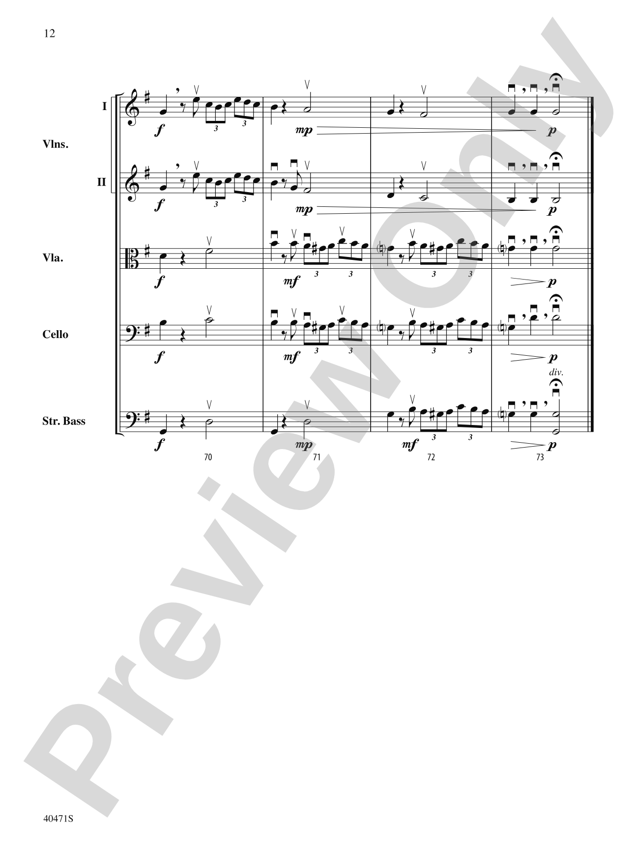Sonata Pathetique: String Orchestra Conductor Score & Parts