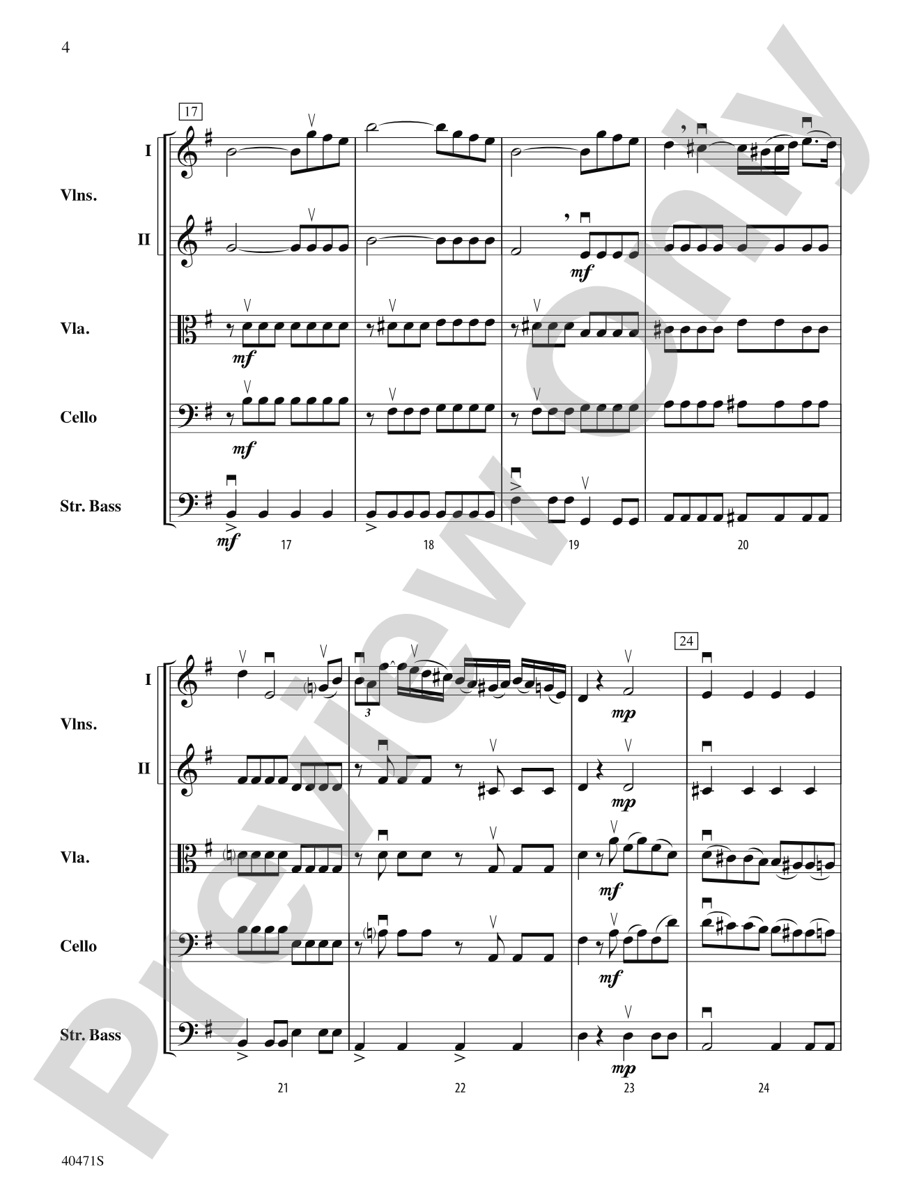 Sonata Pathetique: String Orchestra Conductor Score & Parts
