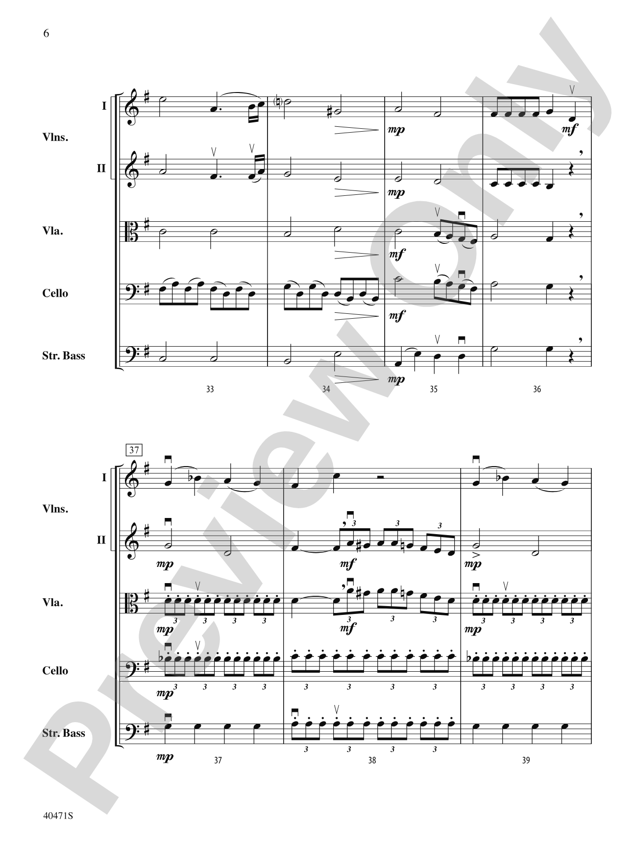 Sonata Pathetique: String Orchestra Conductor Score & Parts