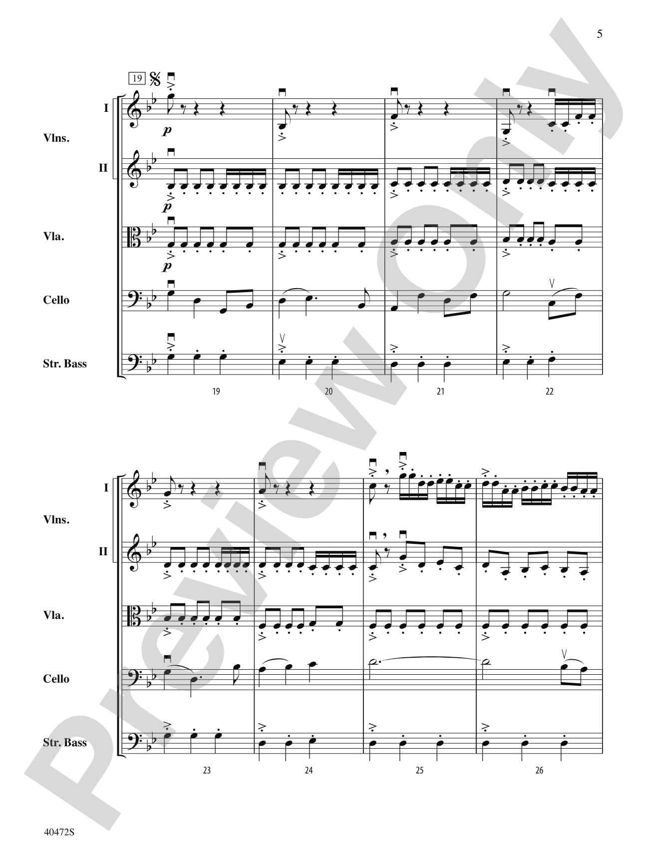 Dragonfly: String Orchestra Conductor Score & Parts
