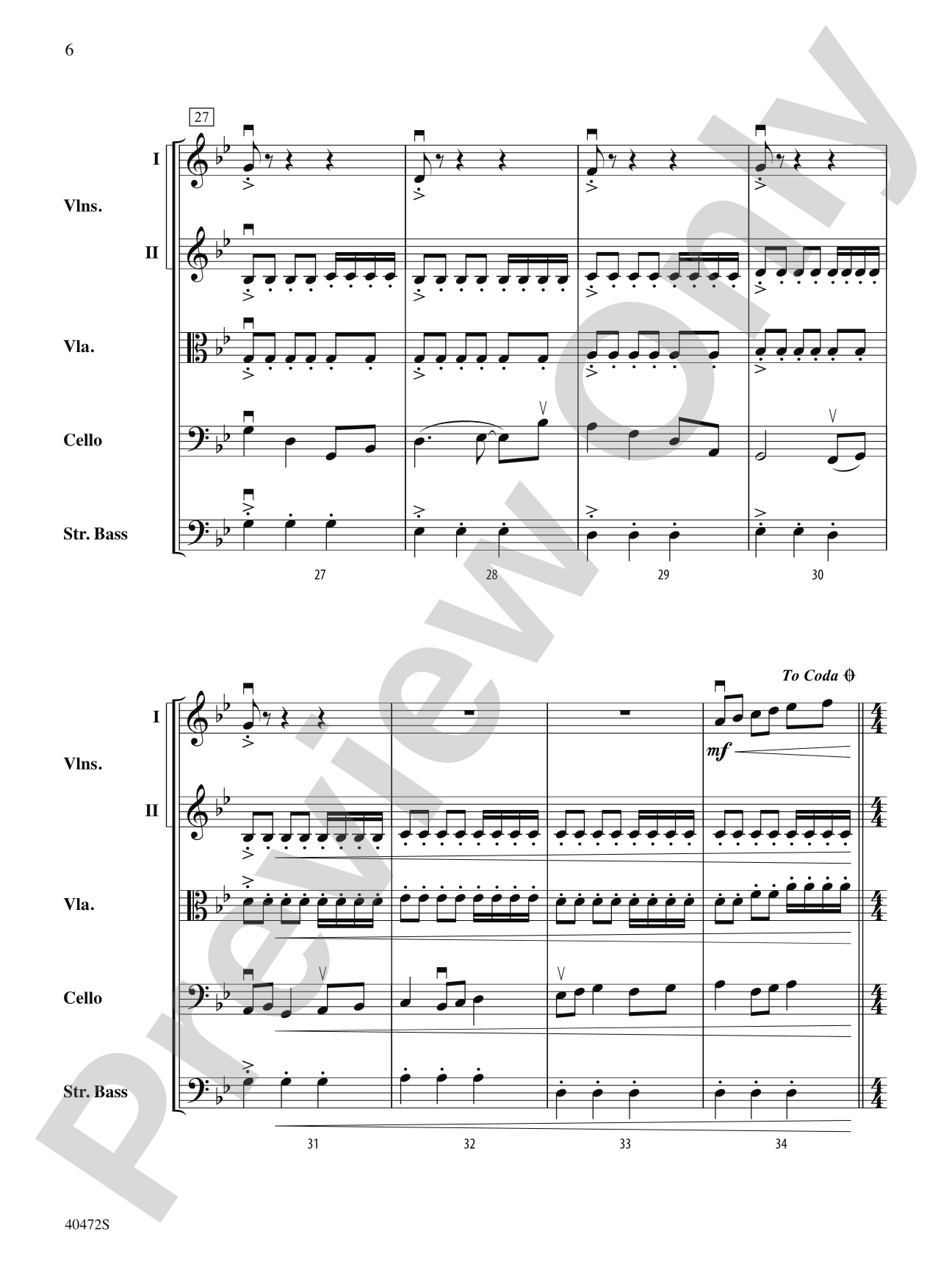 Dragonfly: String Orchestra Conductor Score & Parts