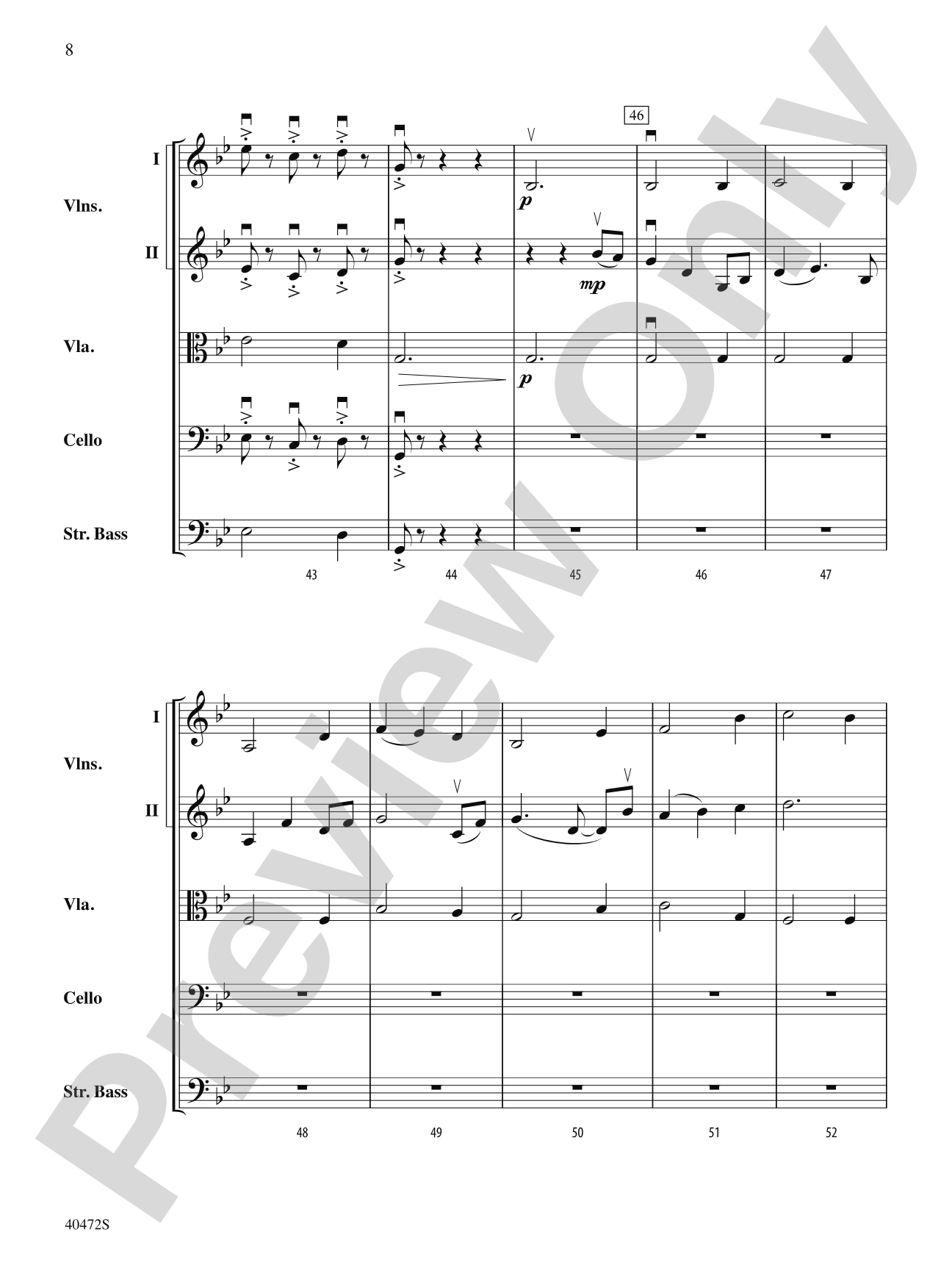 Dragonfly: String Orchestra Conductor Score & Parts