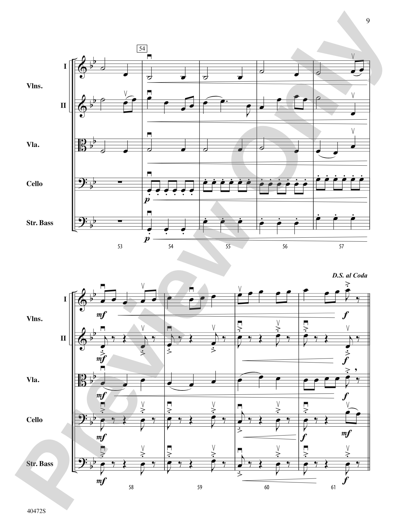 Dragonfly: String Orchestra Conductor Score & Parts