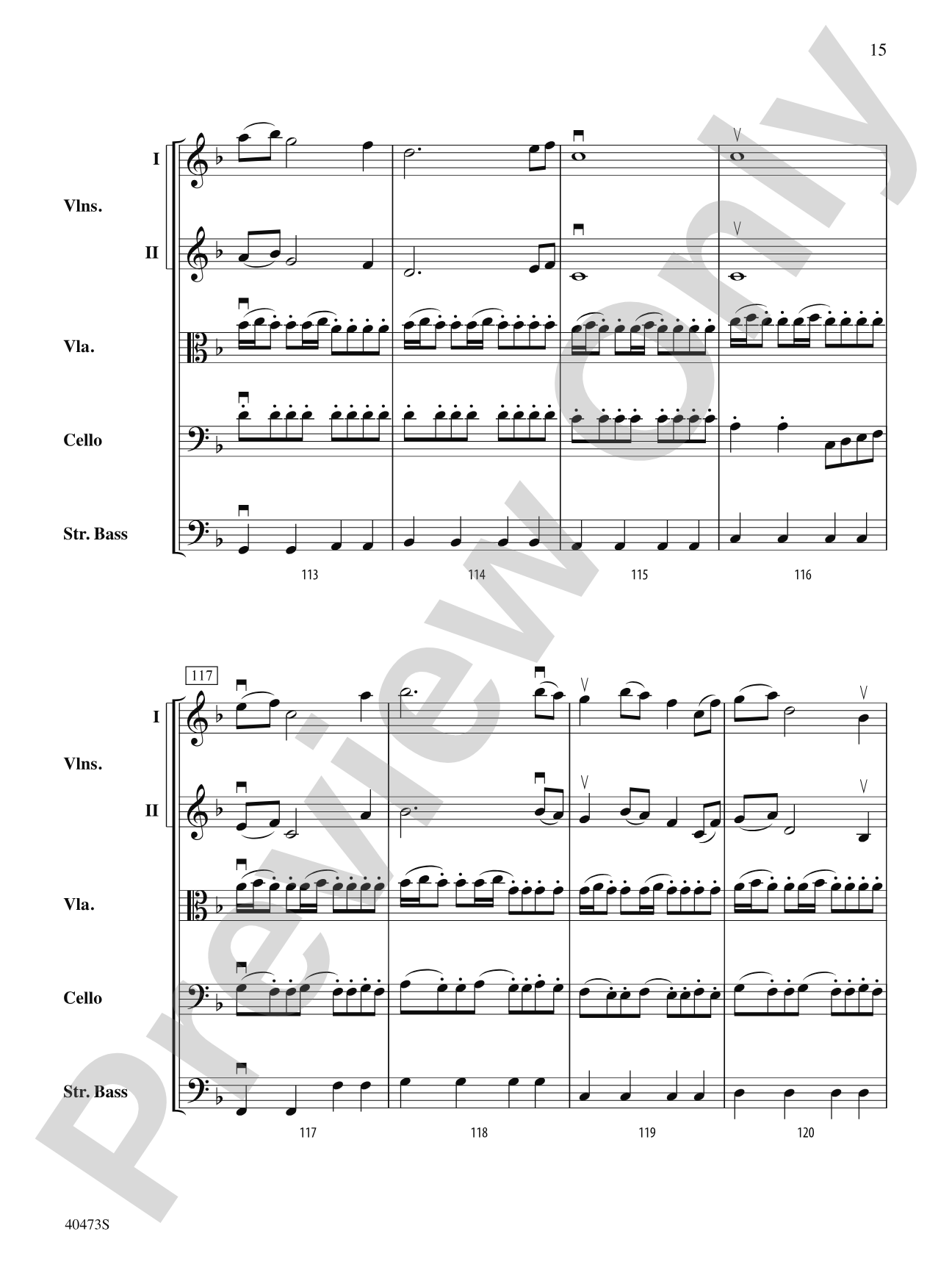 Across the Wind: String Orchestra Conductor Score & Parts