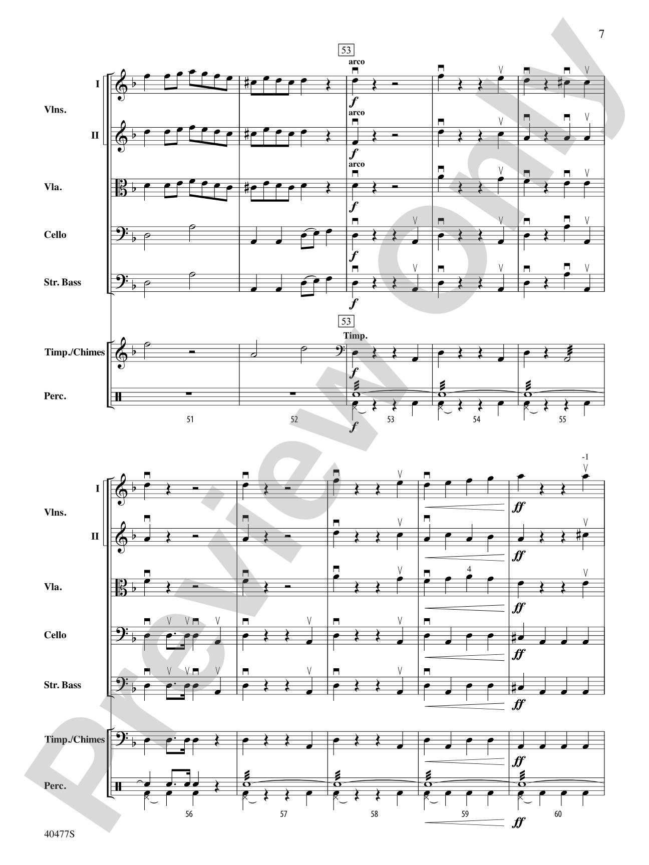 In the Pirate's Wake: String Orchestra Conductor Score & Parts