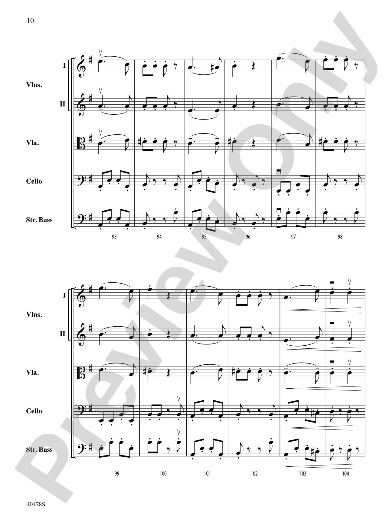 Coney Island Romp: String Orchestra Conductor Score & Parts