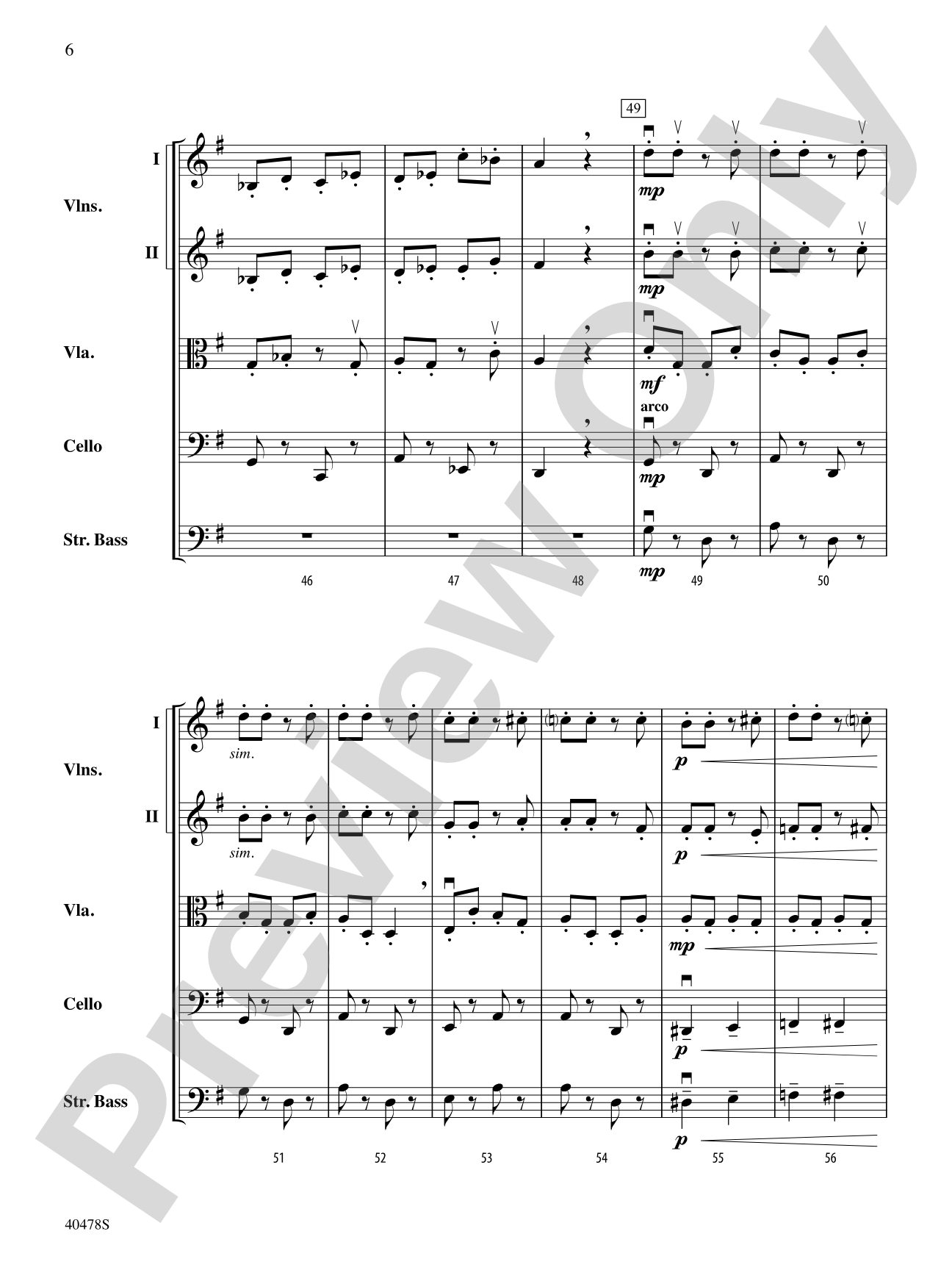 Coney Island Romp: String Orchestra Conductor Score & Parts